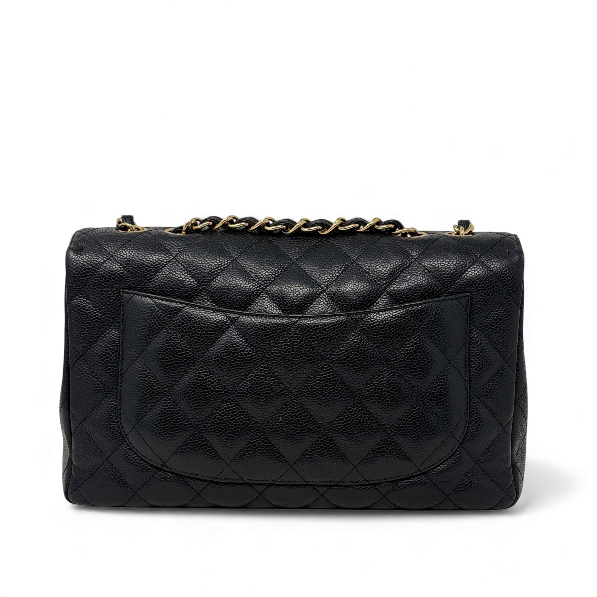 Chanel Black Jumbo Single Flap