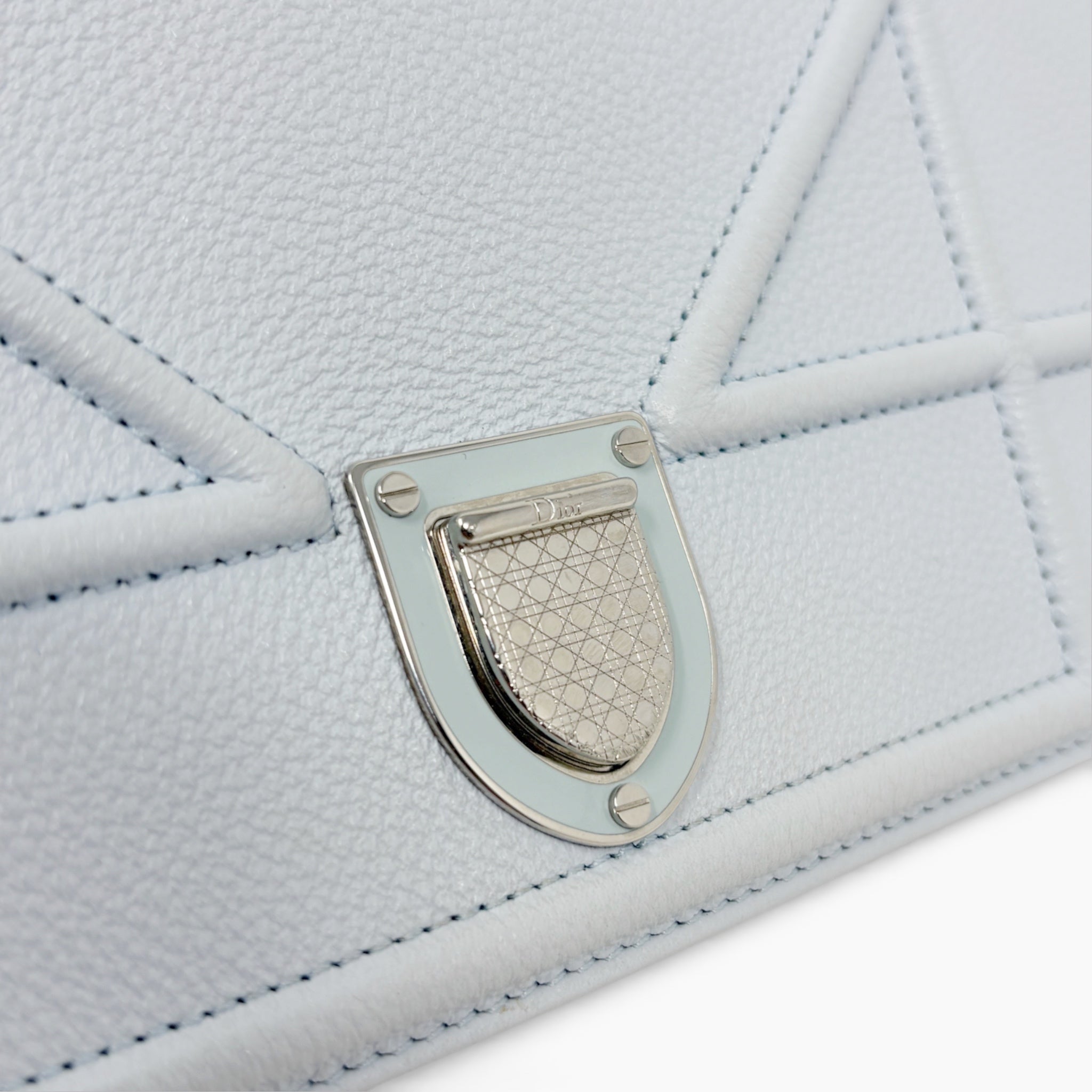 Dior Blue Diorama Wallet On Chain