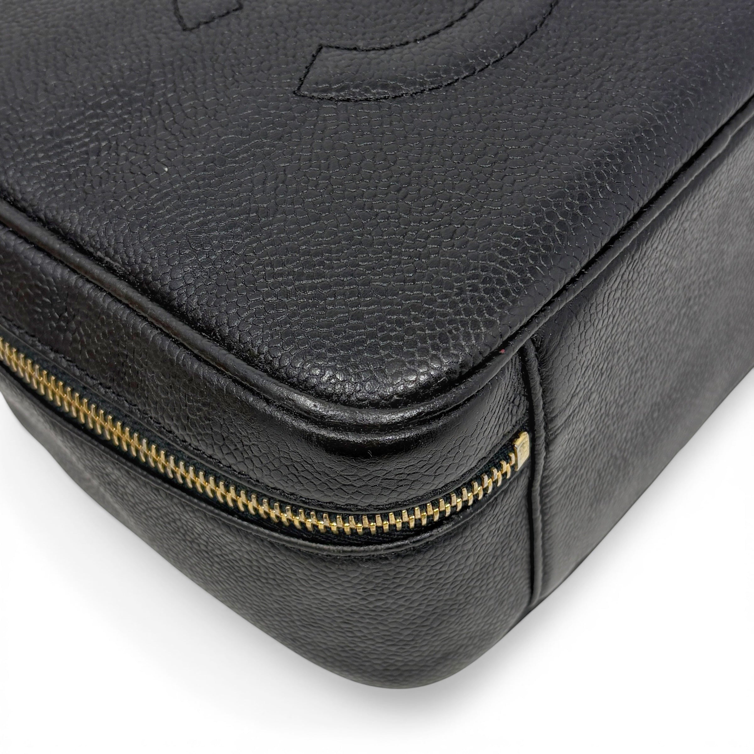 Chanel Vintage Black Lunch Box Vanity