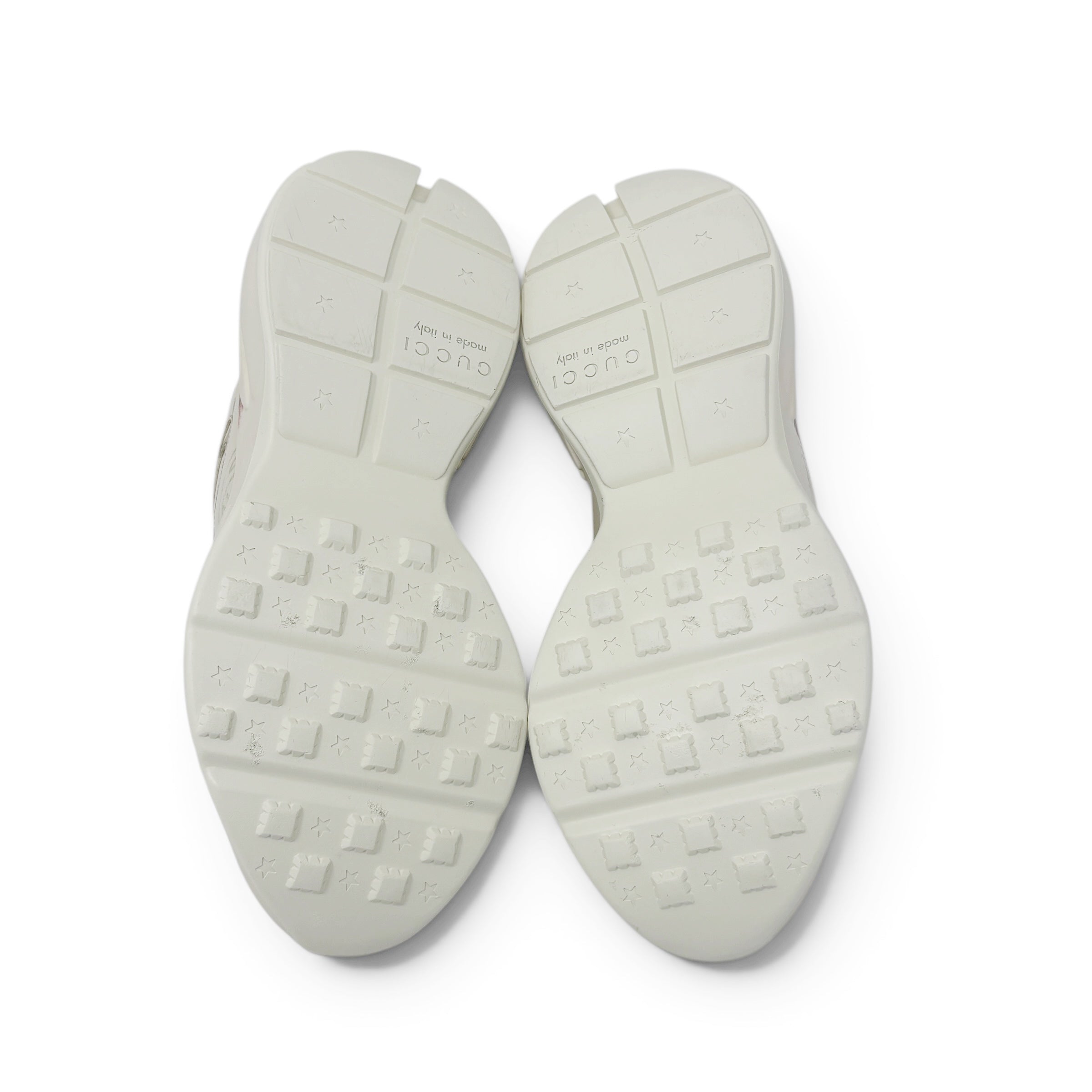 Gucci Ivory Rhyton Logo Sneaker 37