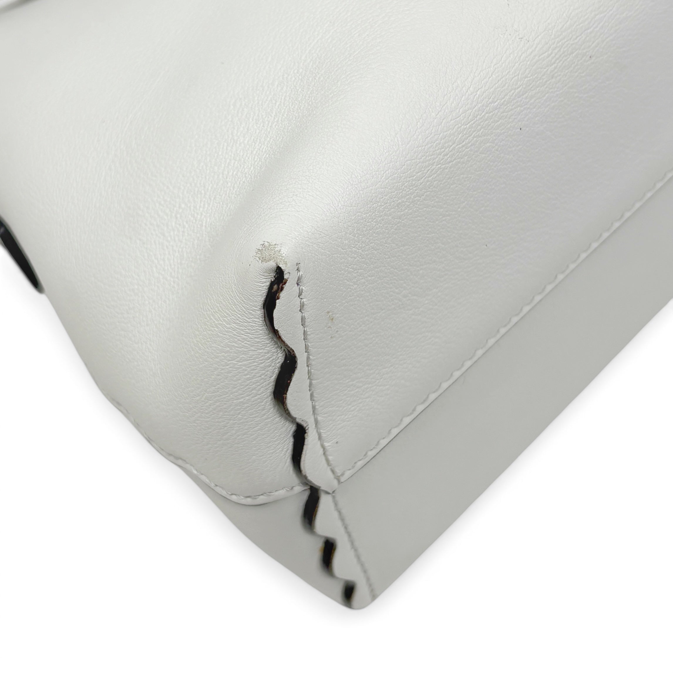 Fendi White Medium By The Way Bag