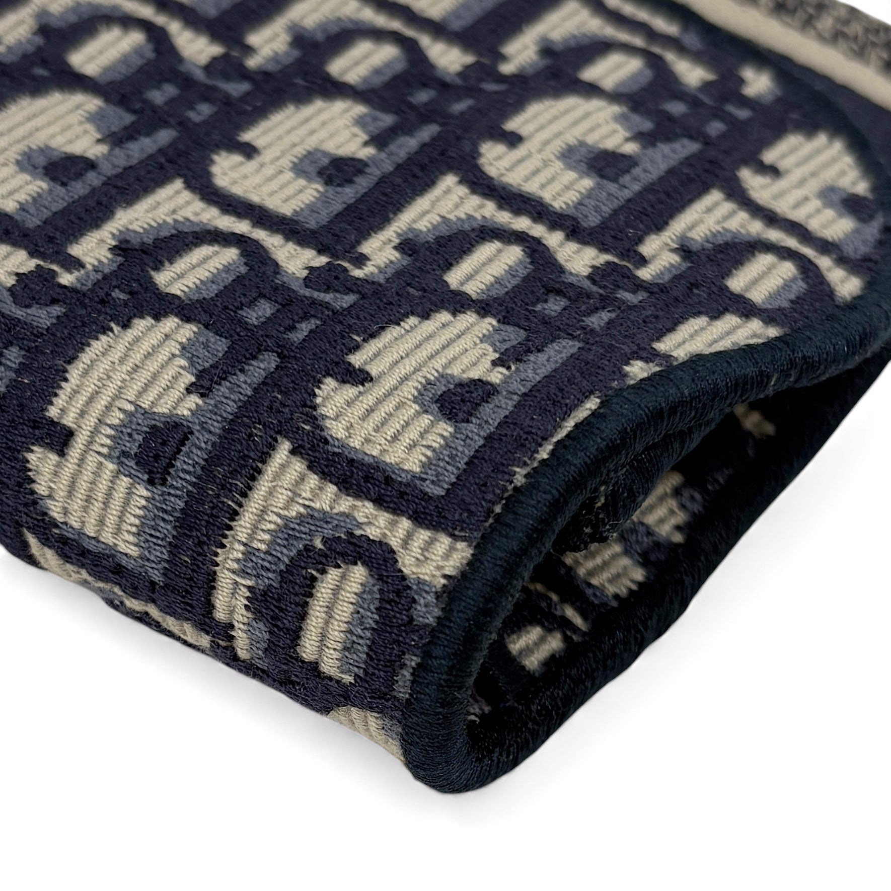 Dior Blue Oblique Slim Saddle Belt Pouch