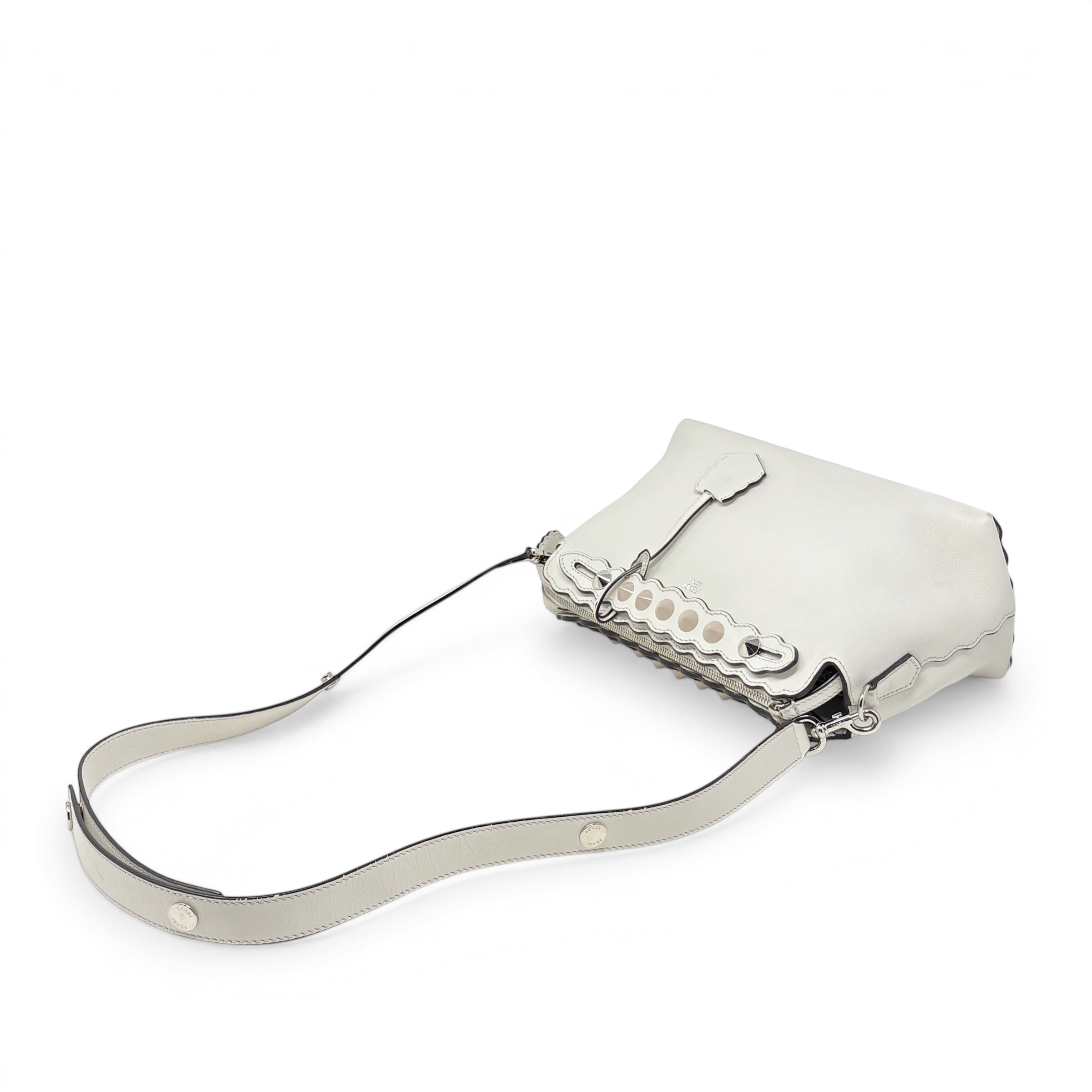 Fendi White Medium By The Way Bag