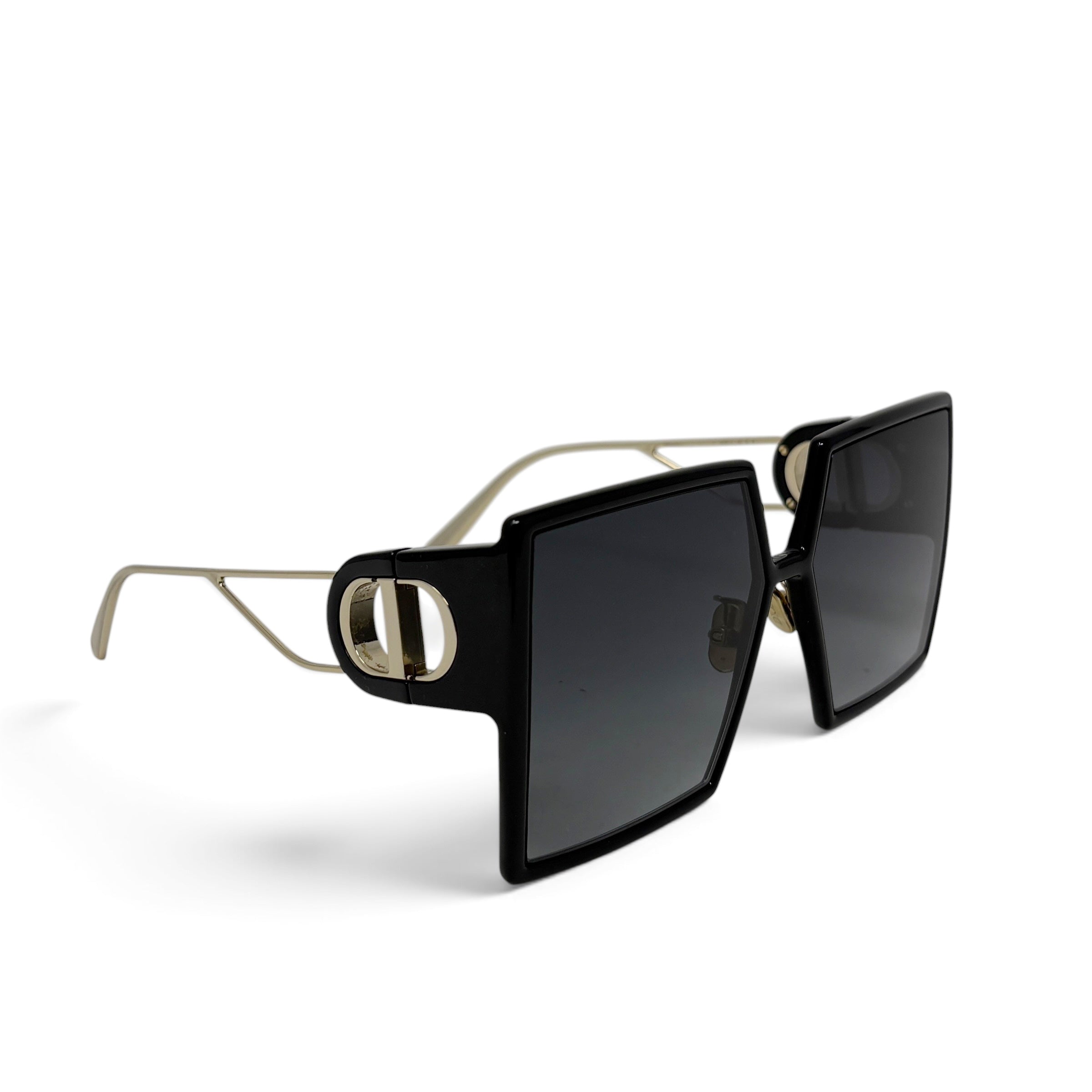 Dior Black 30 Montaigne Square Sunglasses