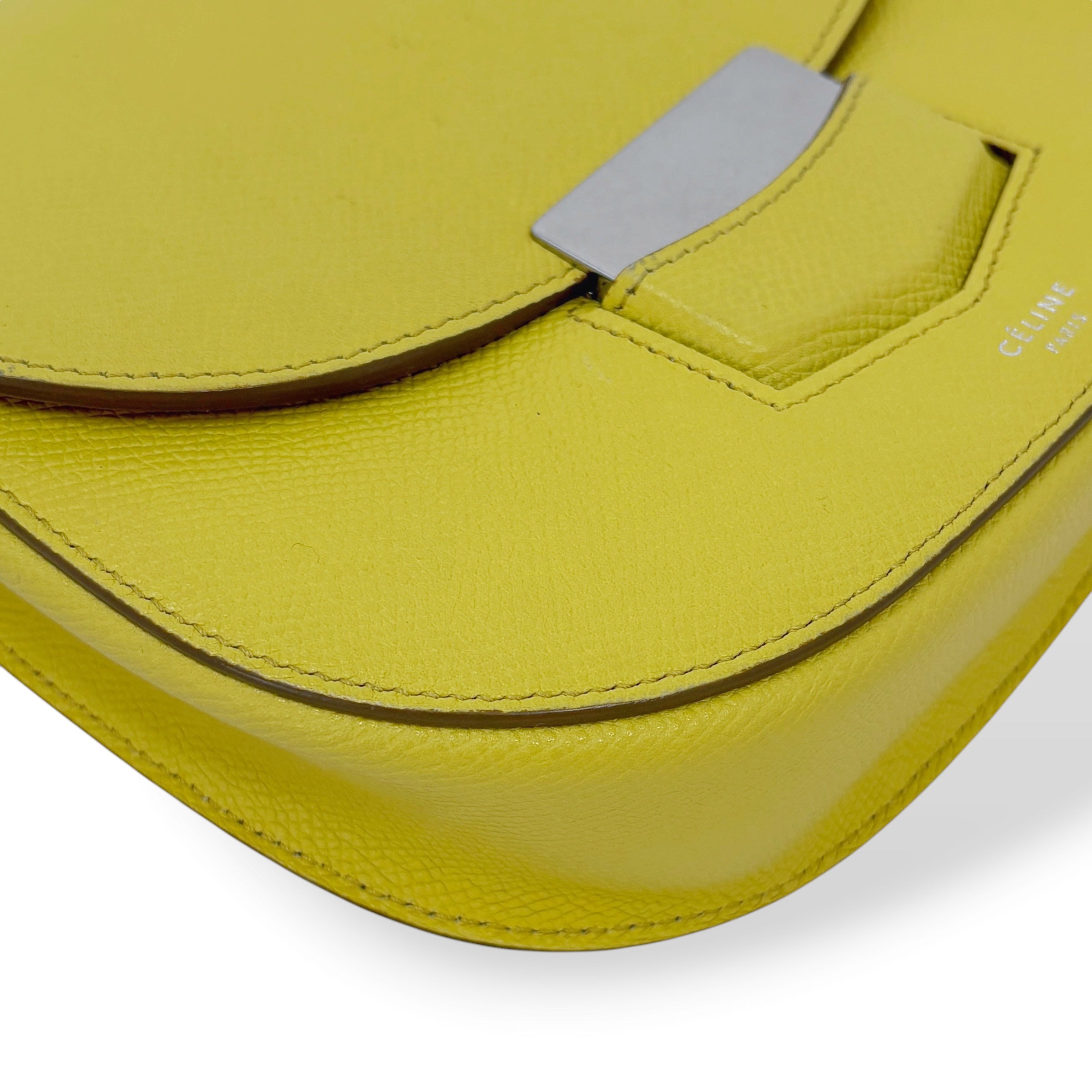 Celine Yellow Small Trotteur Bag