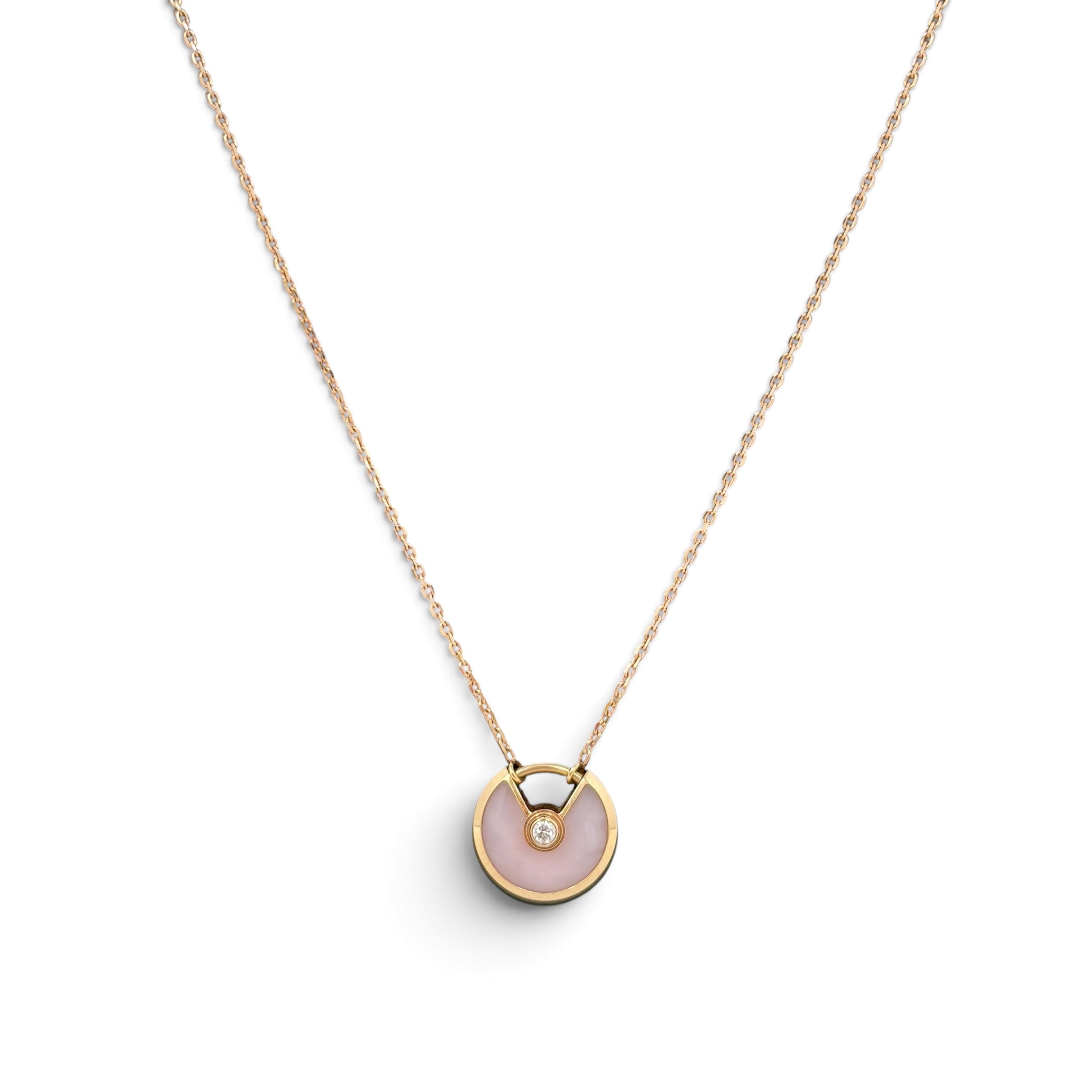 Cartier Pink Opal XS Amulettes de Cartier Pendant Necklace
