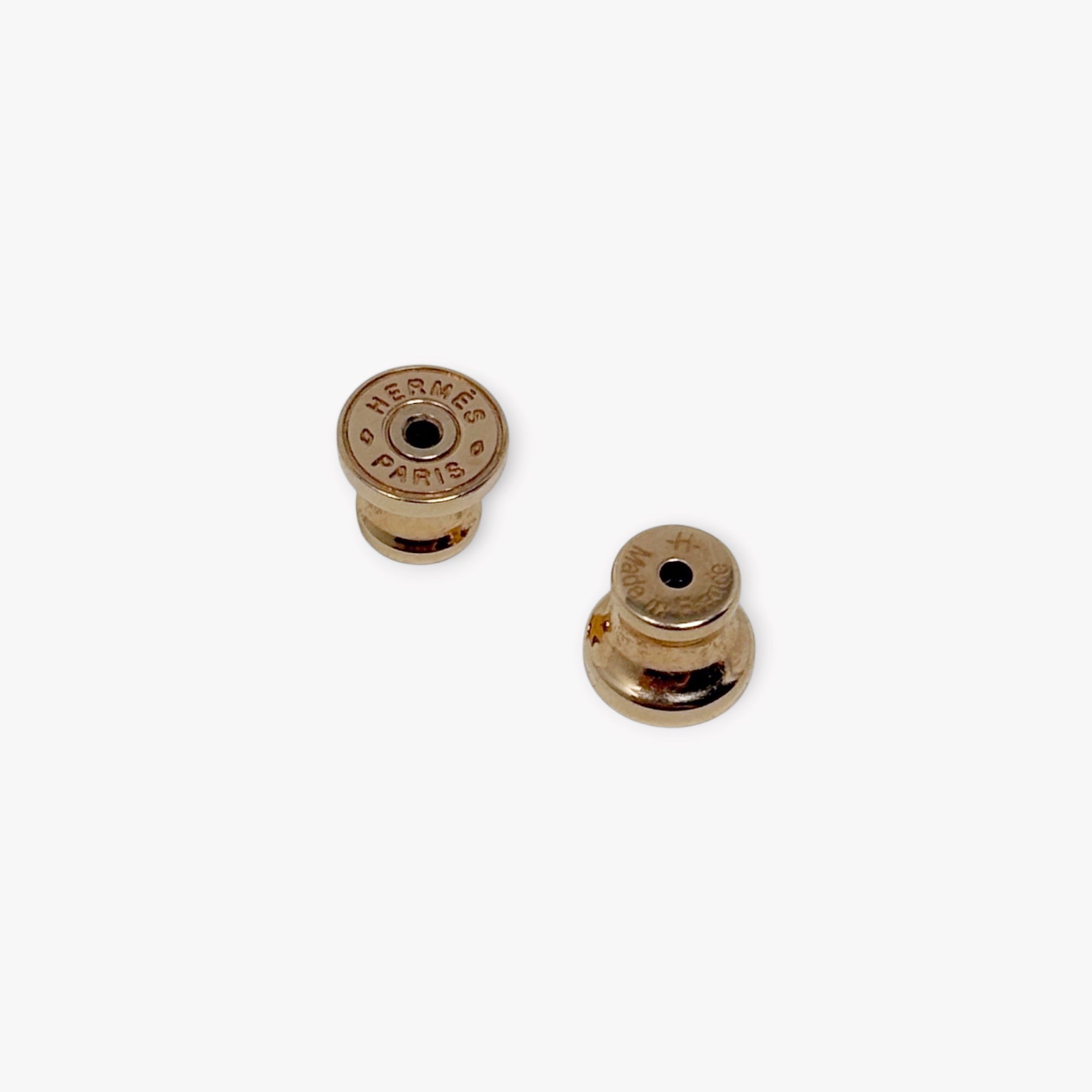 Hermes Rose Dragree Pop H Stud Earrings