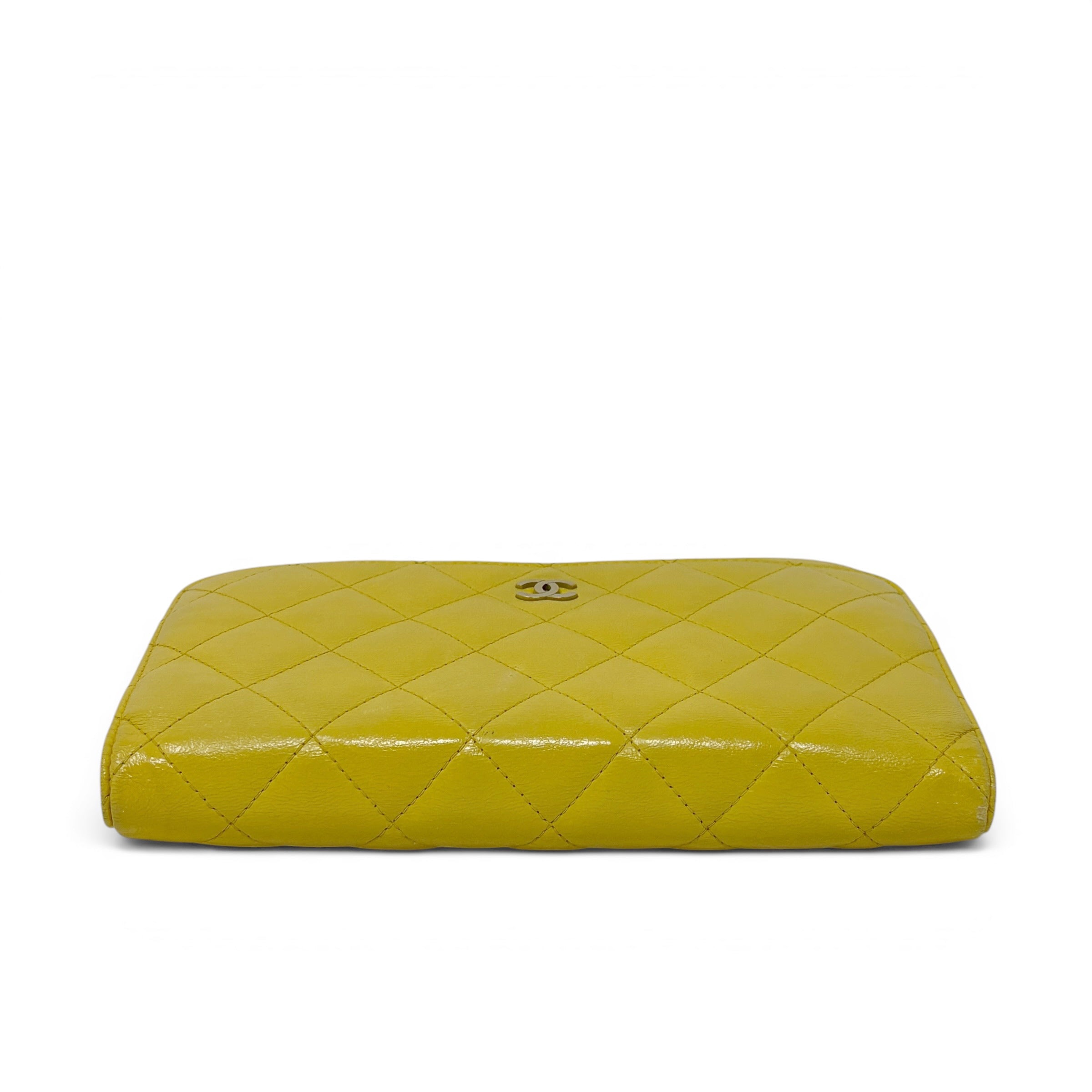 Chanel Yellow Wallet On Chain