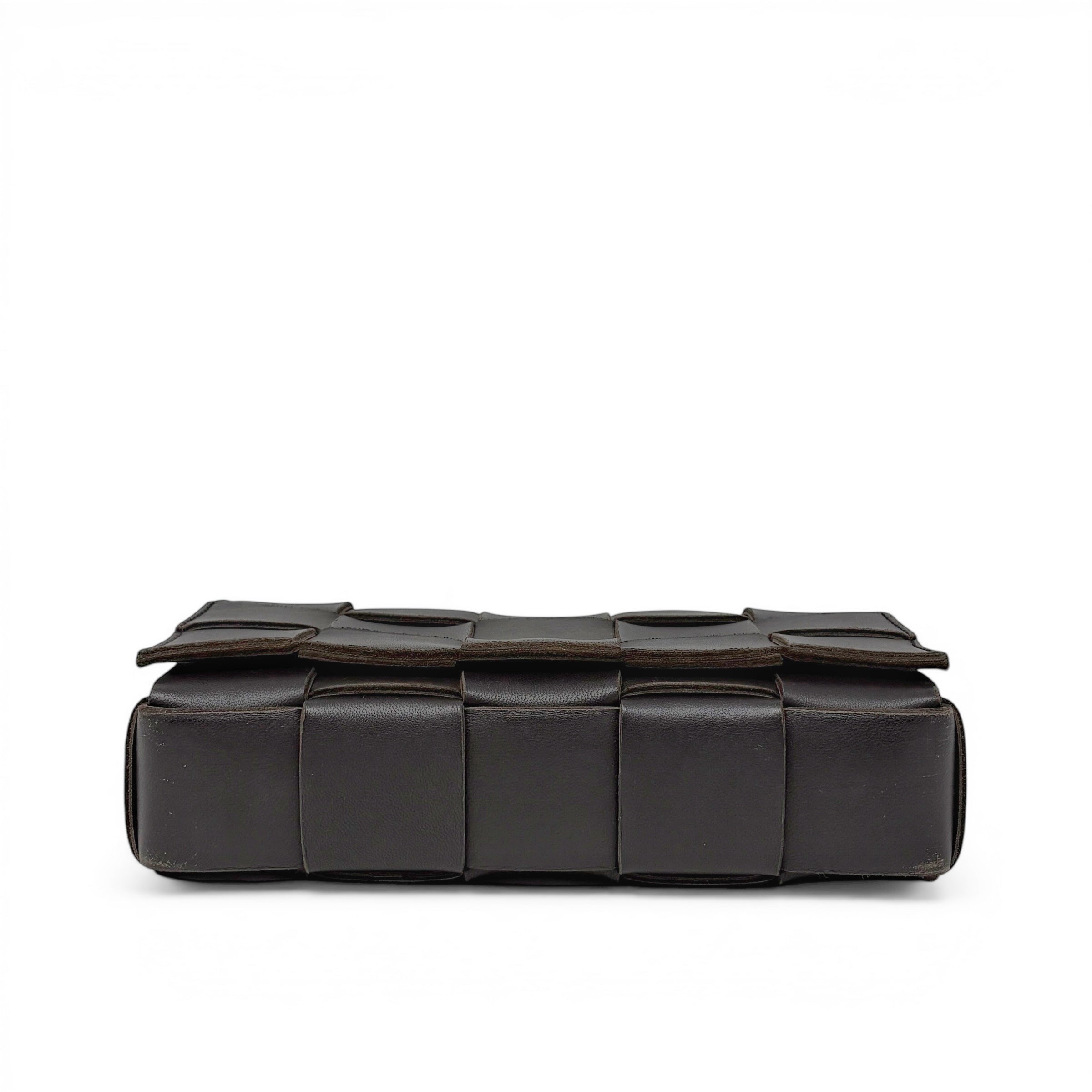 Bottega Veneta Dark Brown Cassette Bag