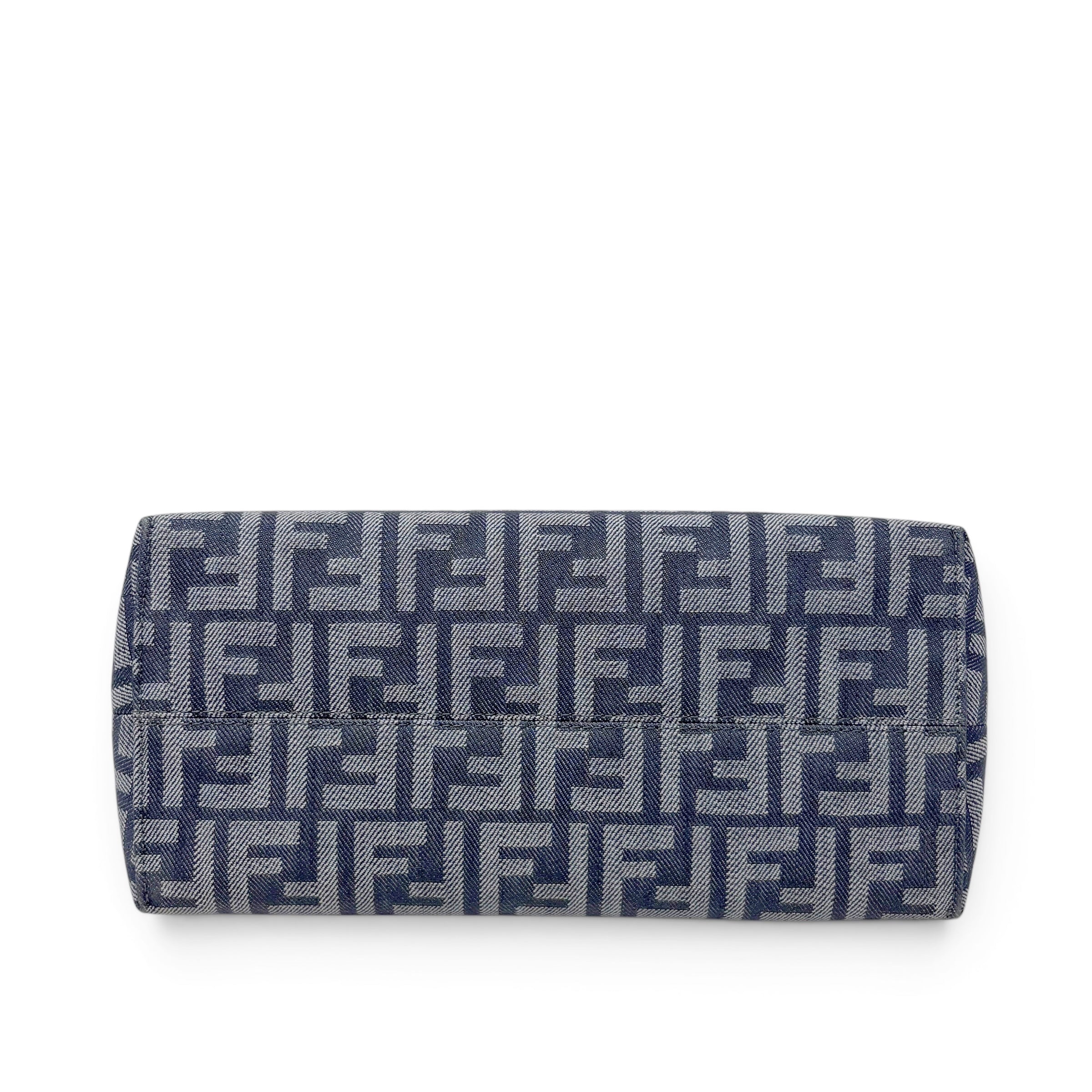 Fendi Denim Medium By The Way Boston Bag