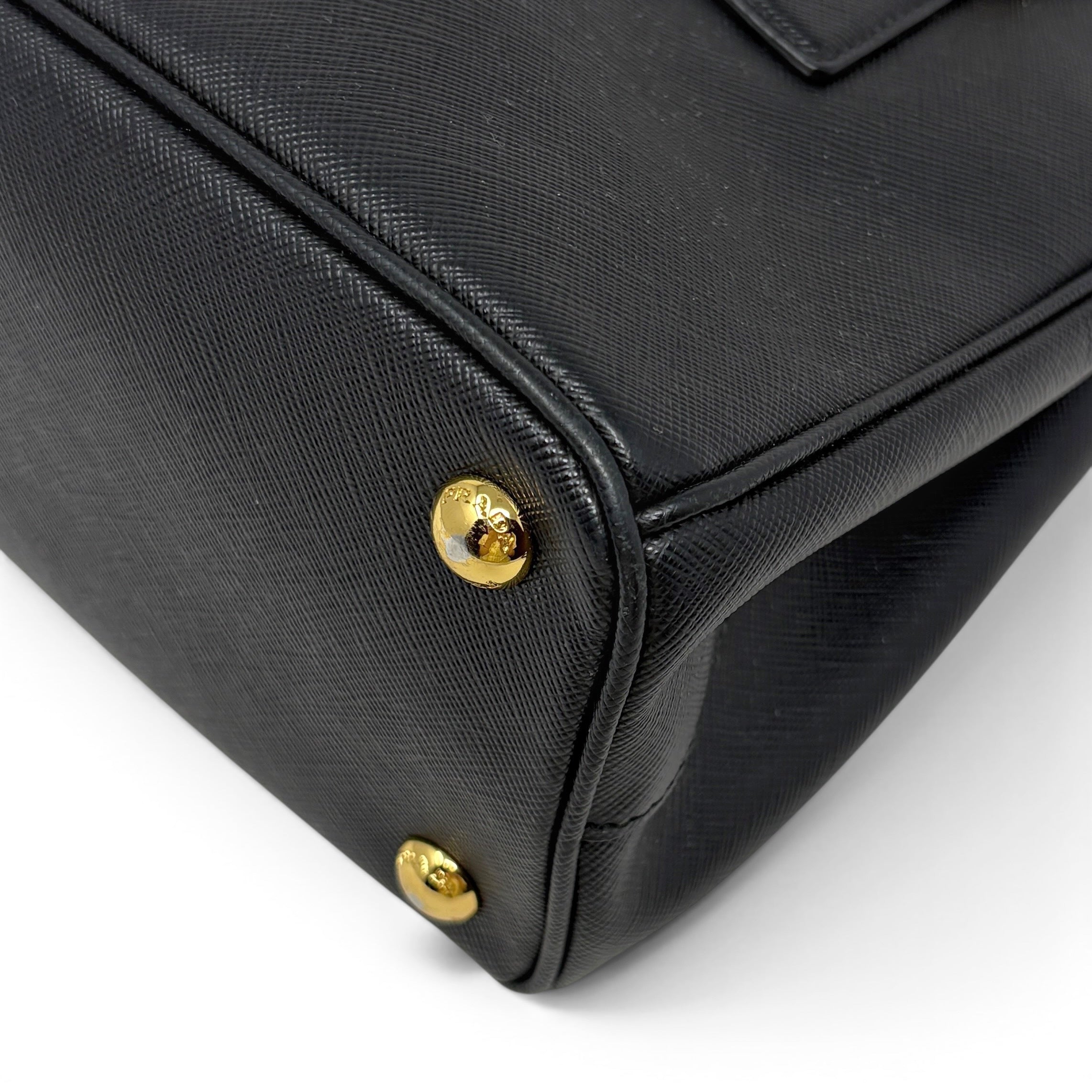 Prada Black Small Galleria Tote