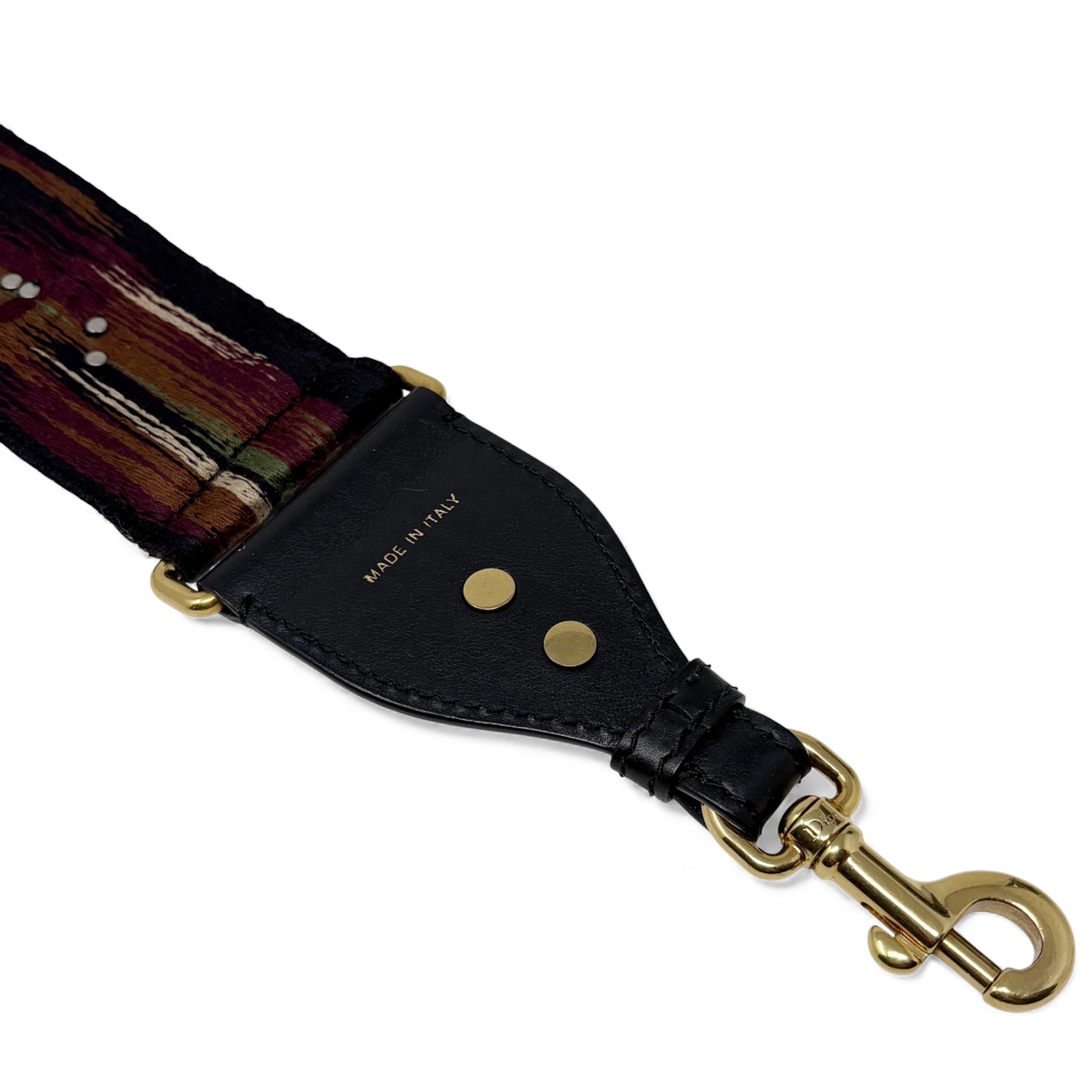 Dior Black Mini Saddle Bag with Strap