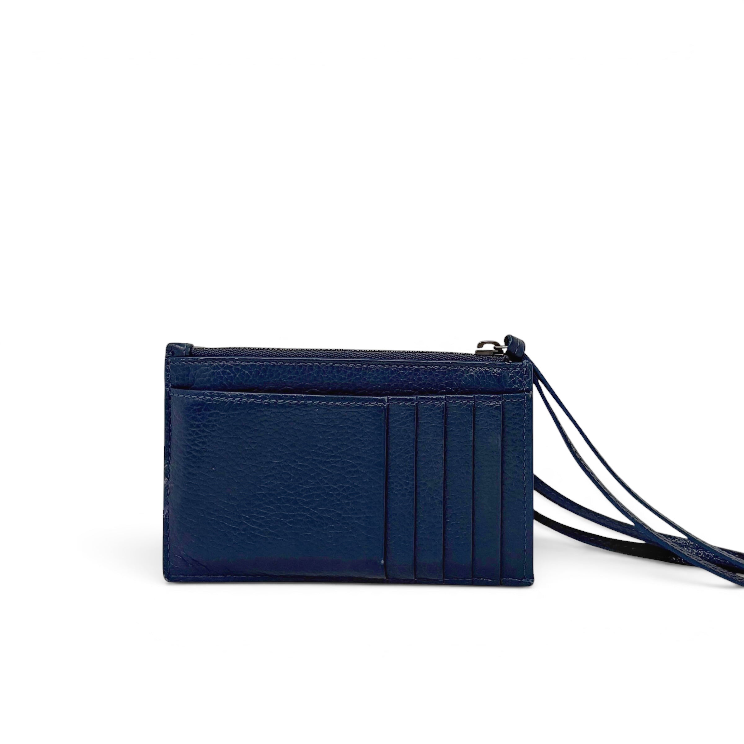 Balenciaga Navy Neo Classic Cardholder Wallet