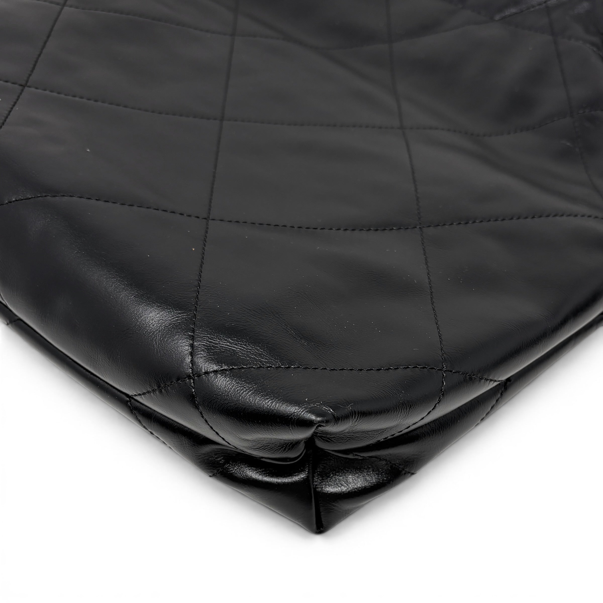 Chanel Black 22 Small Hobo Bag