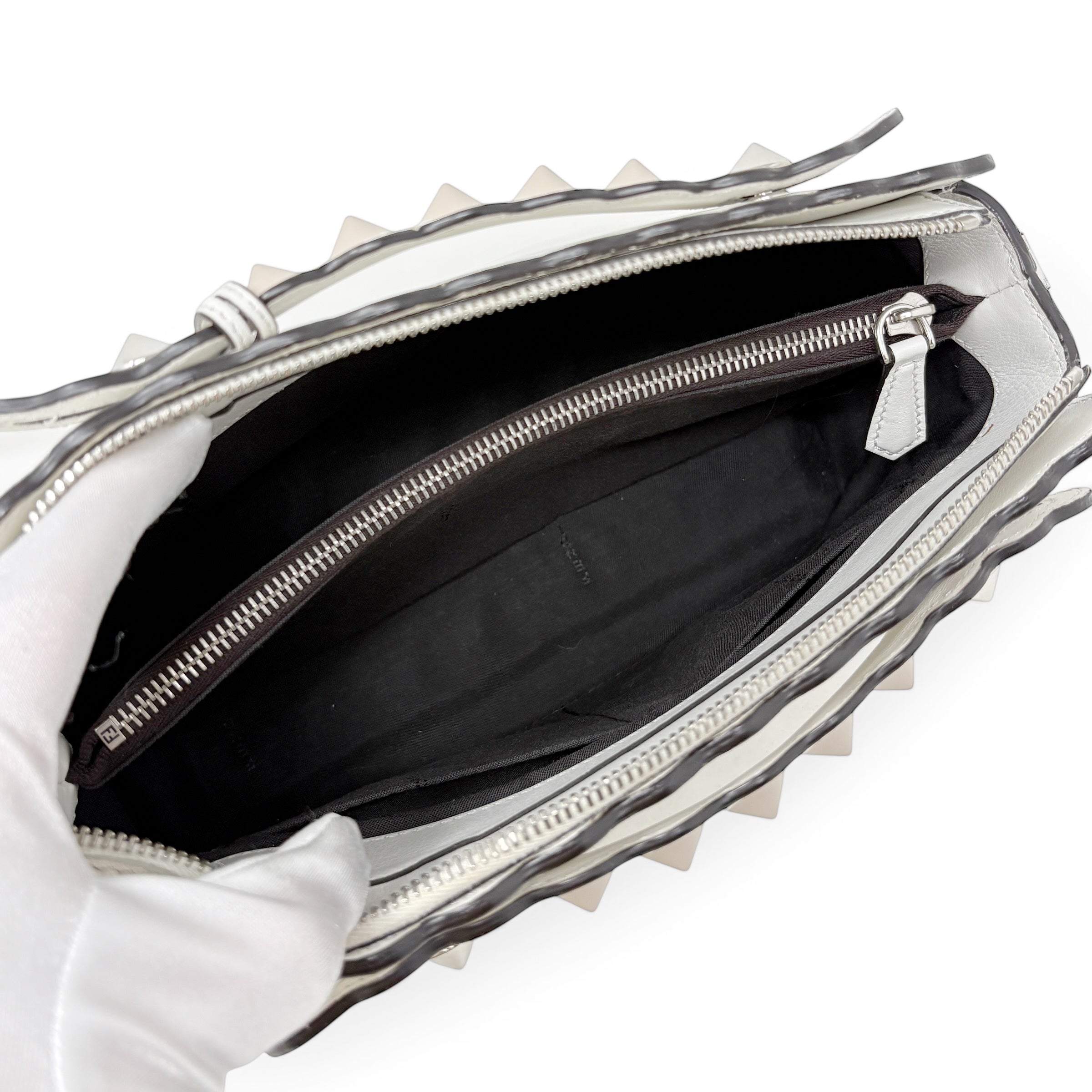 Fendi White Medium By The Way Bag