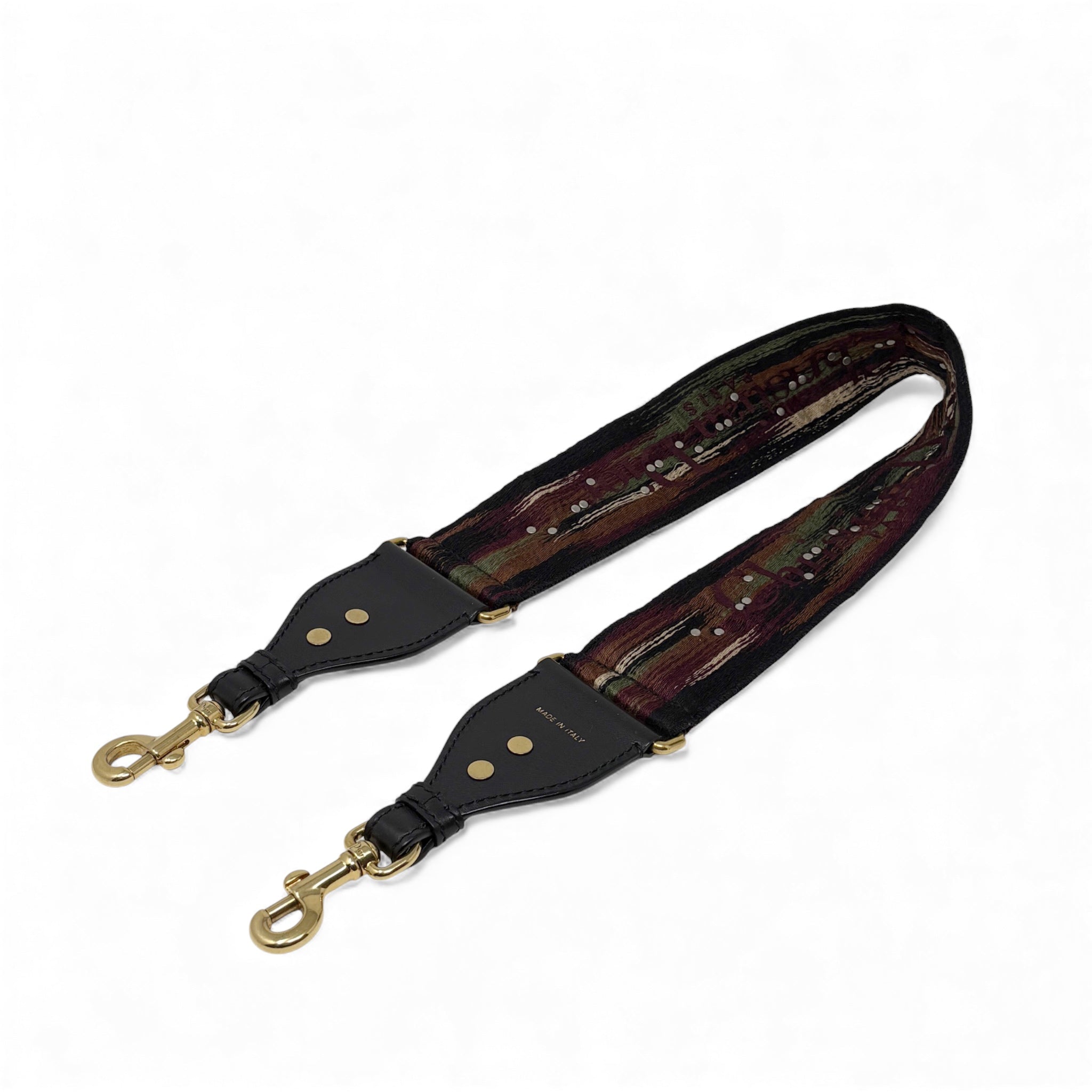 Dior Black Mini Saddle Bag with Strap