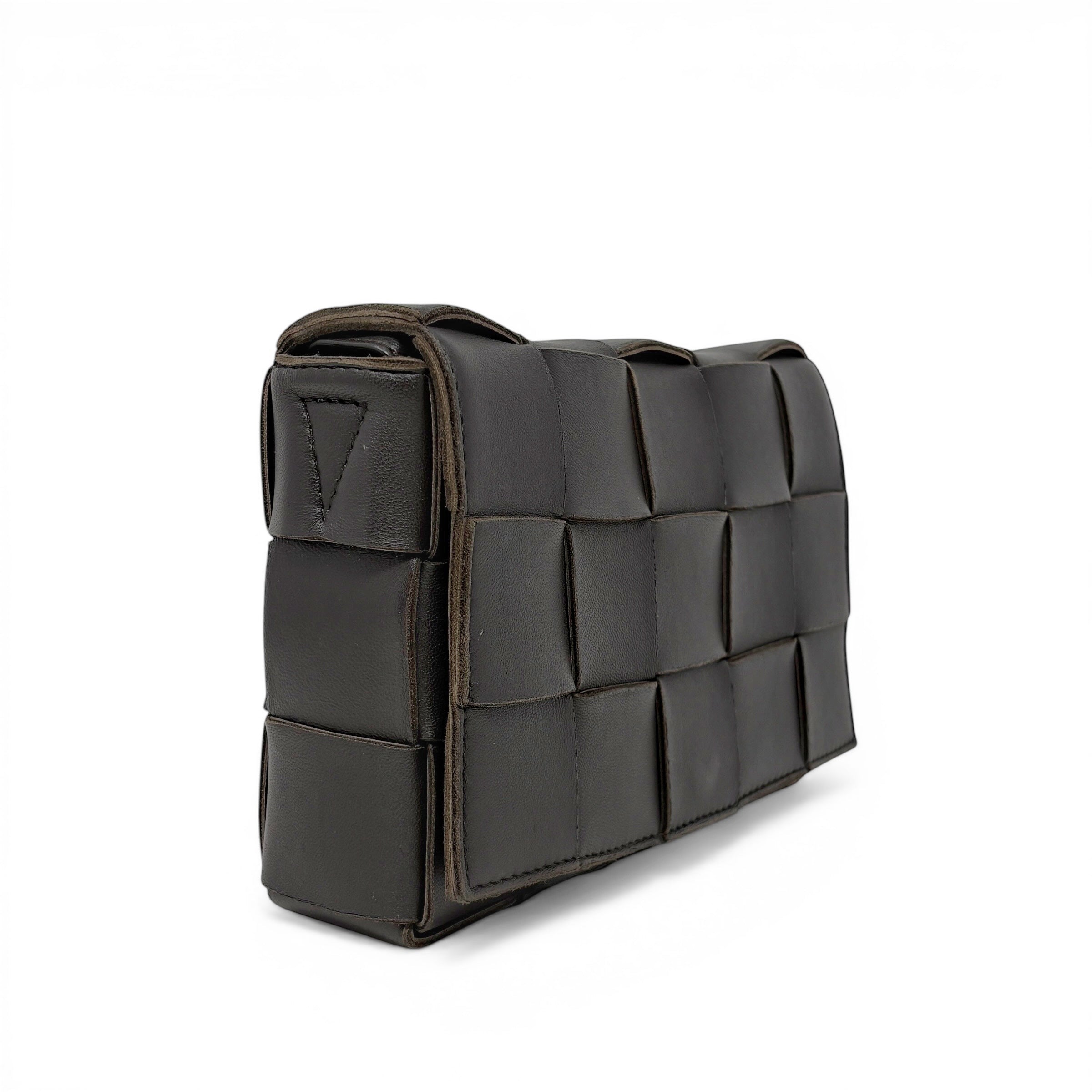 Bottega Veneta Dark Brown Cassette Bag