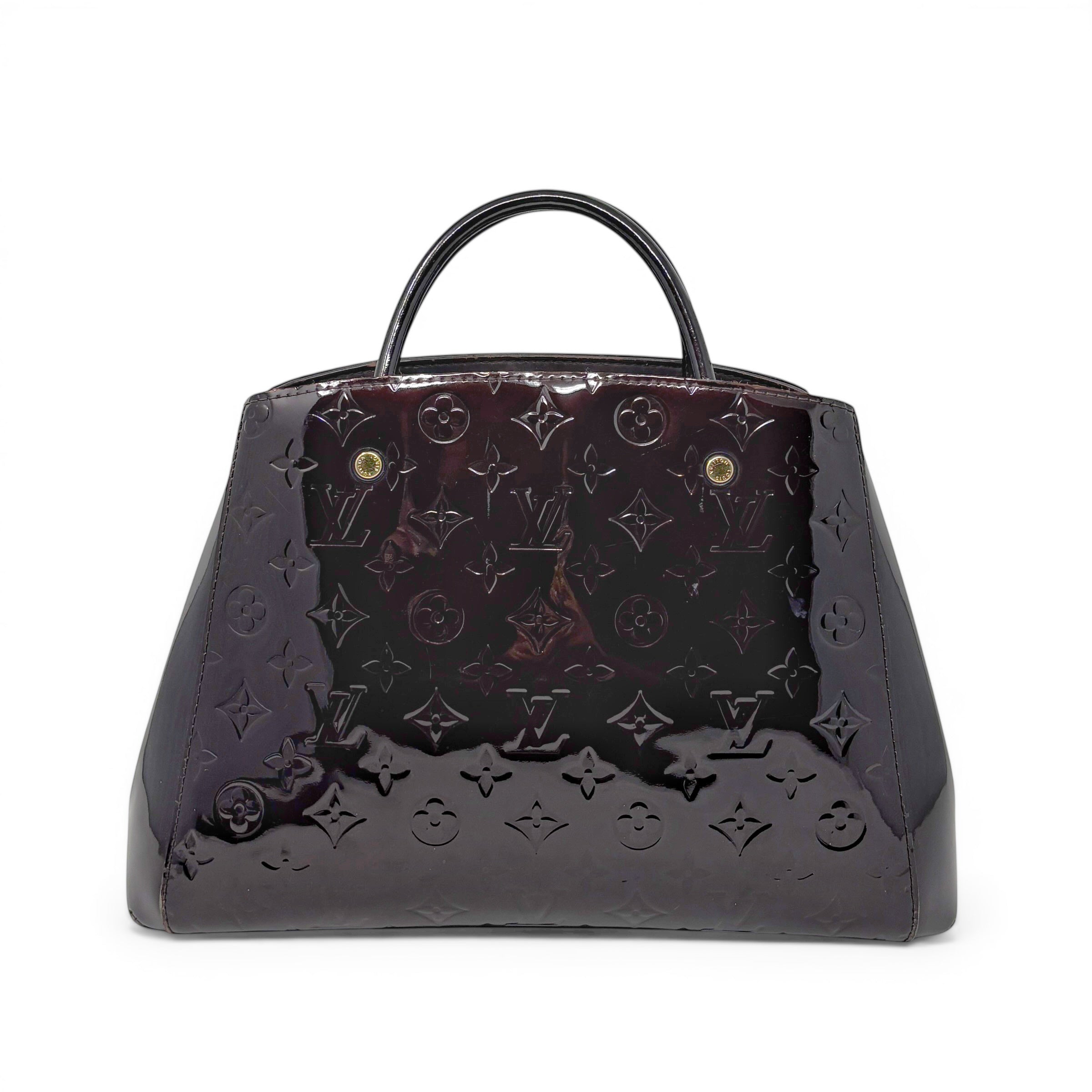 Louis Vuitton Amarante Vernis Montaigne MM