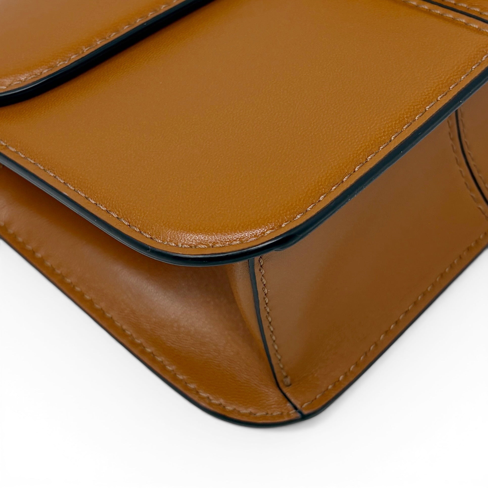 Valentino Brown Vlogo Loco Bag