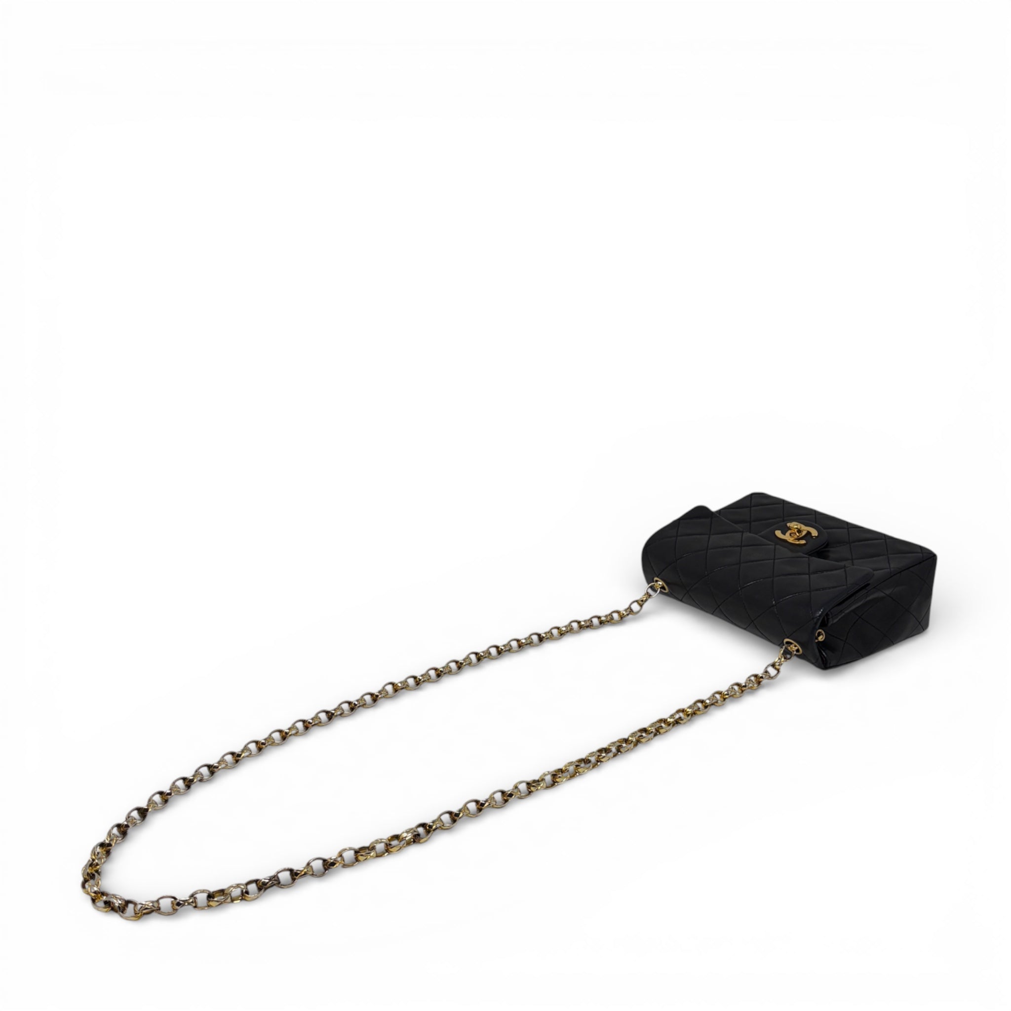 Chanel Black Vintage Mini Square Flap