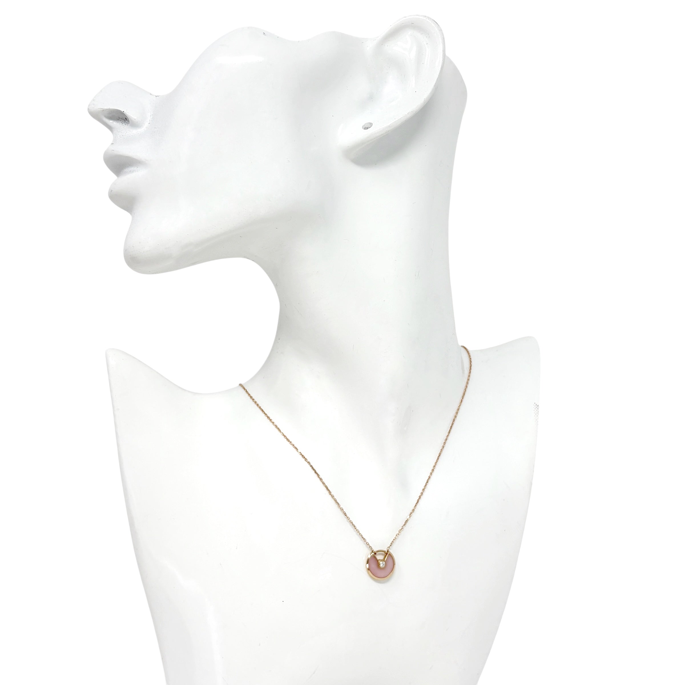 Cartier Pink Opal XS Amulettes de Cartier Pendant Necklace