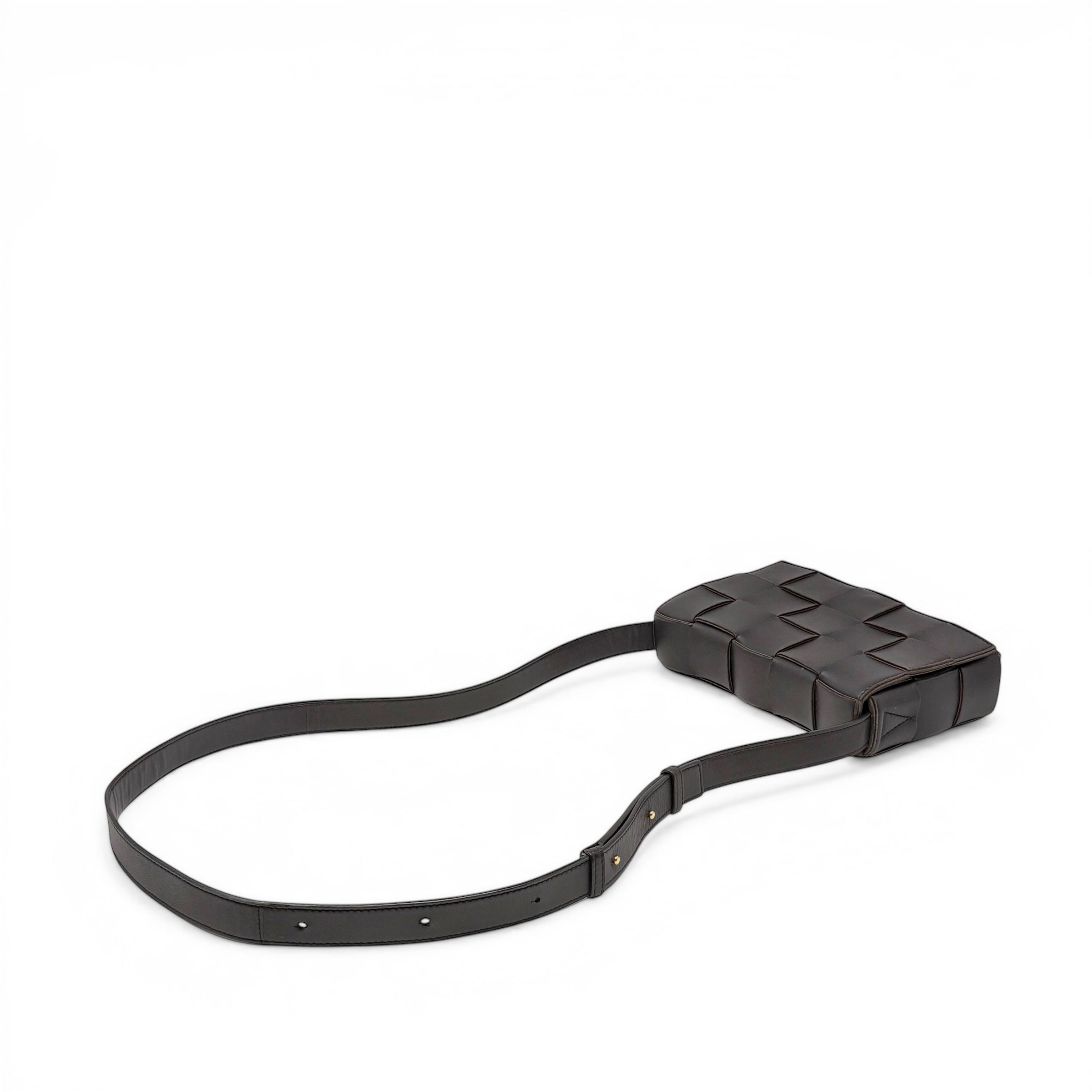 Bottega Veneta Dark Brown Cassette Bag