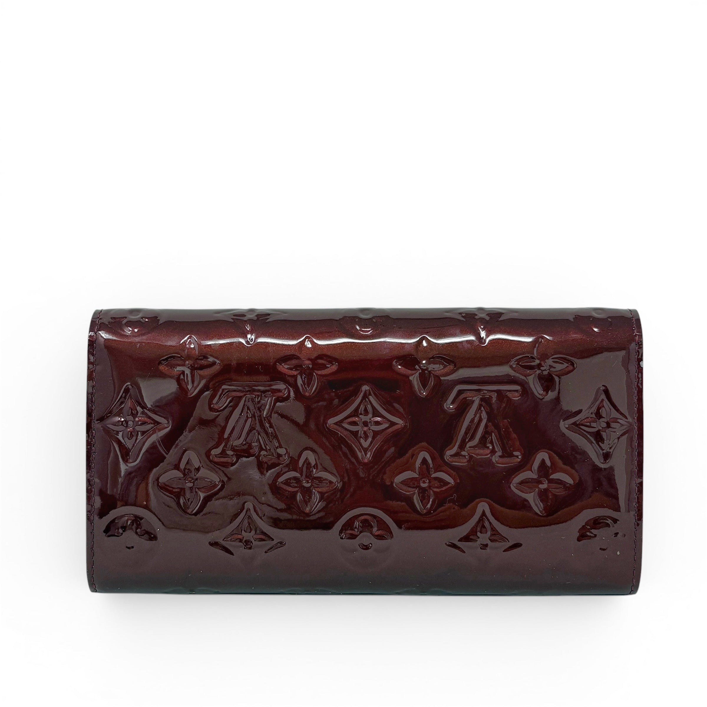 Louis Vuitton Amarante Vernis Sarah Wallet