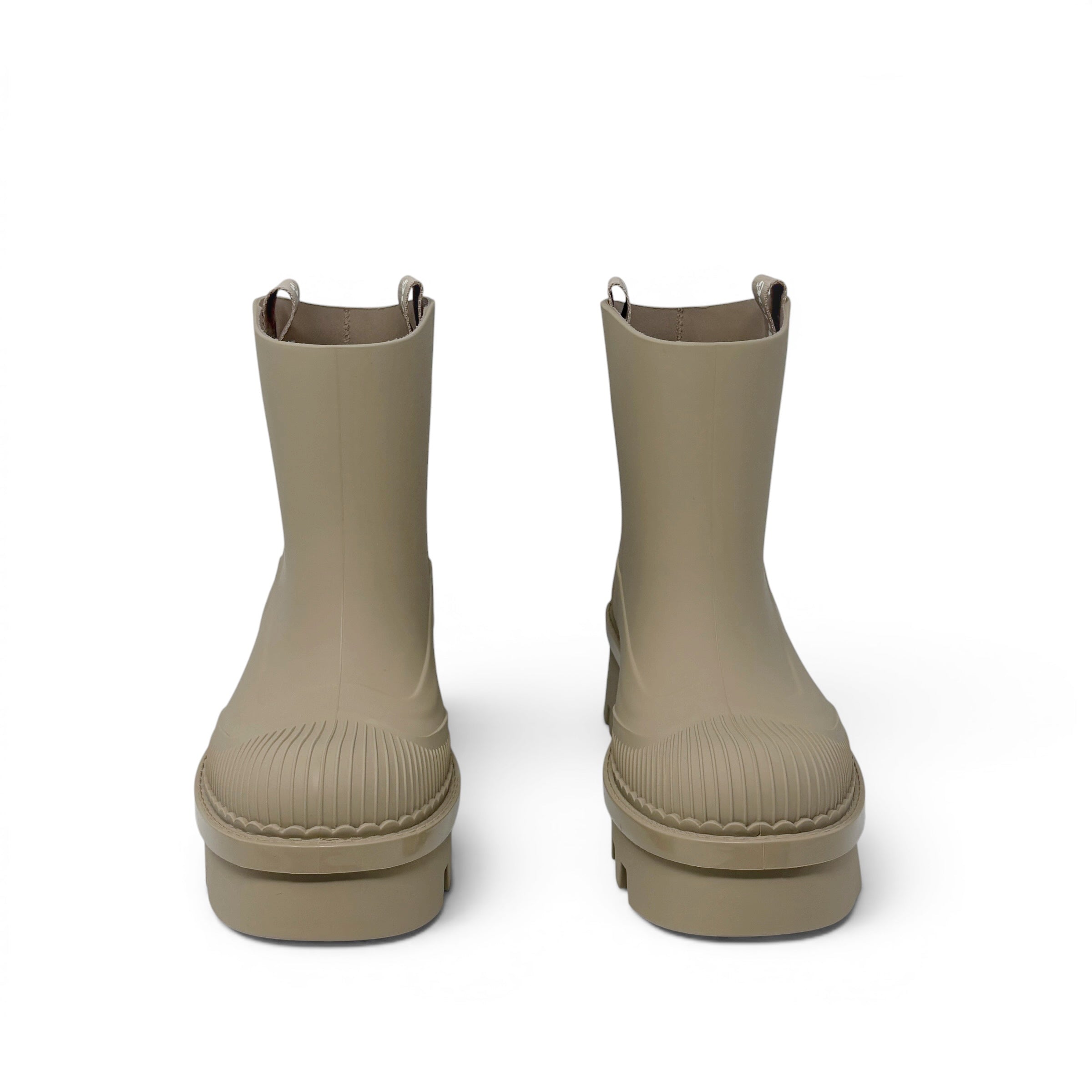 Chloe Beige Raina Rain Boots 38
