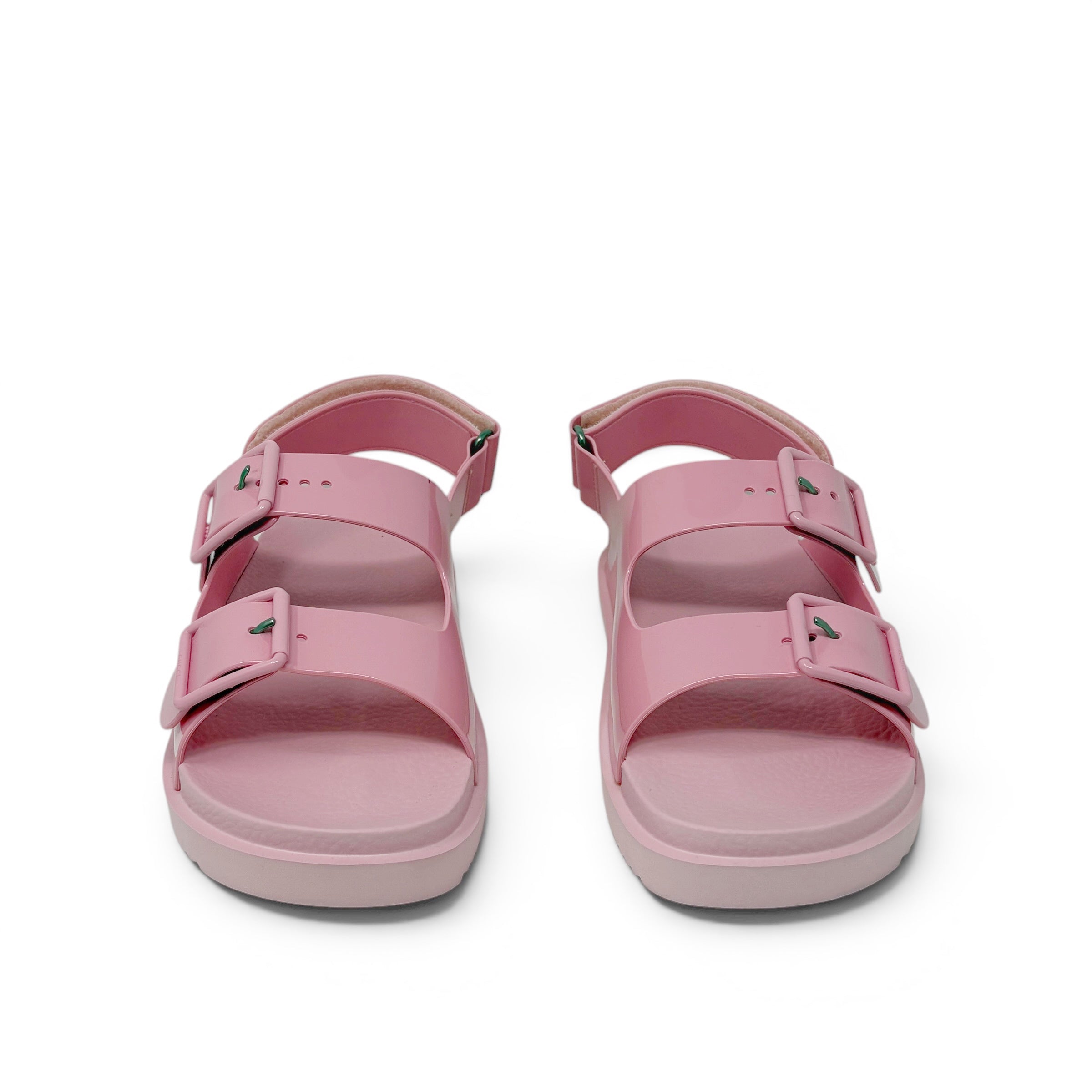 Gucci Pink Double G Dad Sandals 38