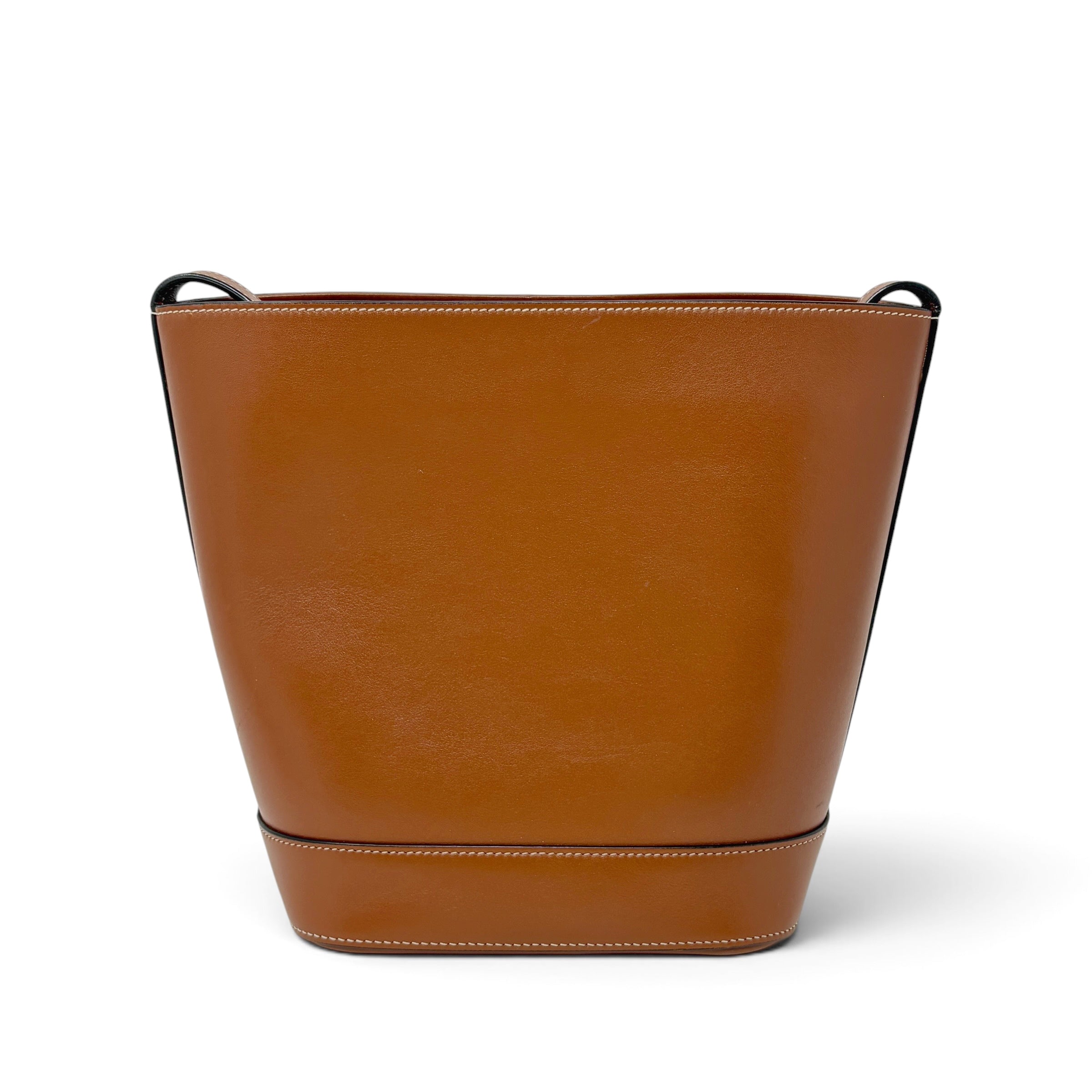 Celine Brown Cuir Triomphe Small Bucket Bag
