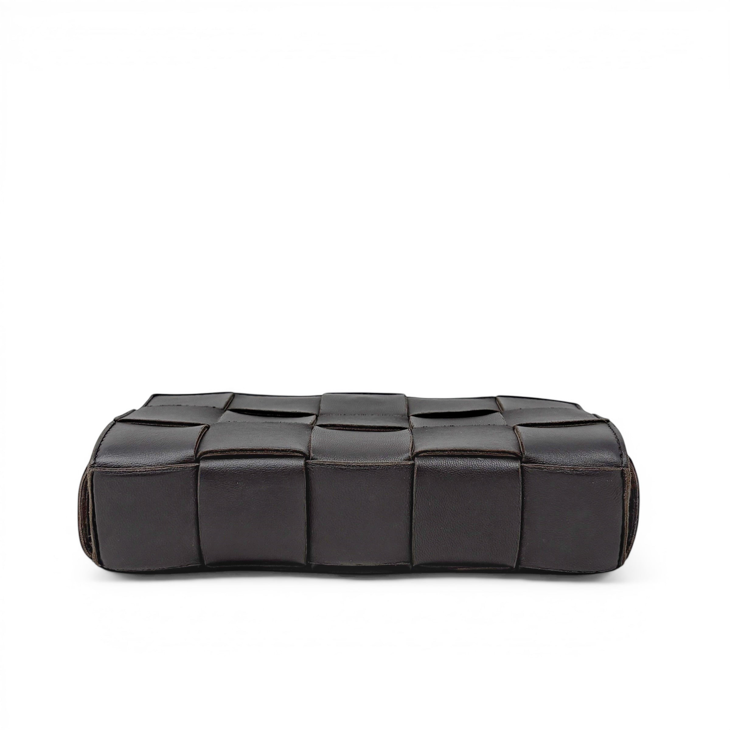 Bottega Veneta Dark Brown Cassette Bag