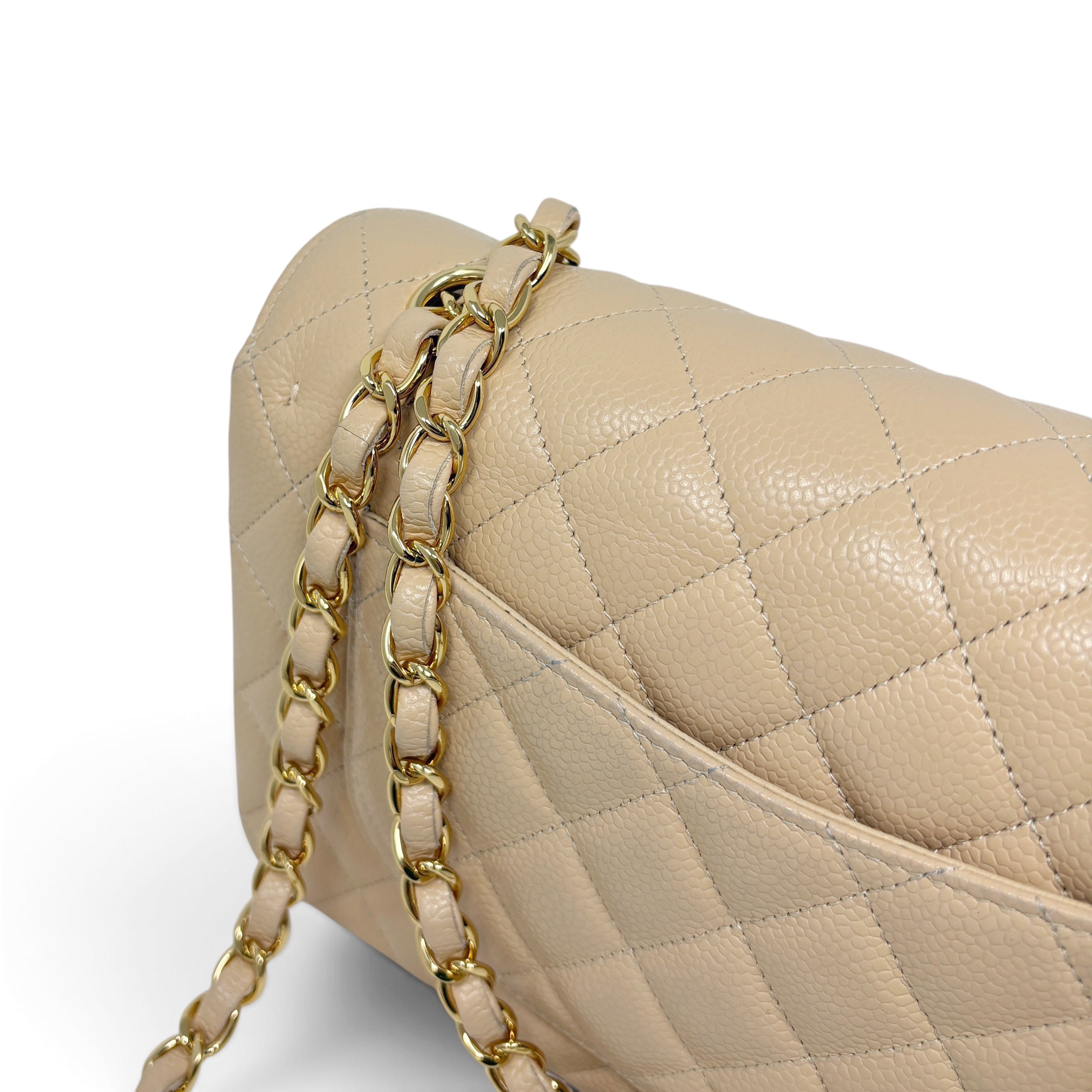 Chanel Beige Small Classic Flap
