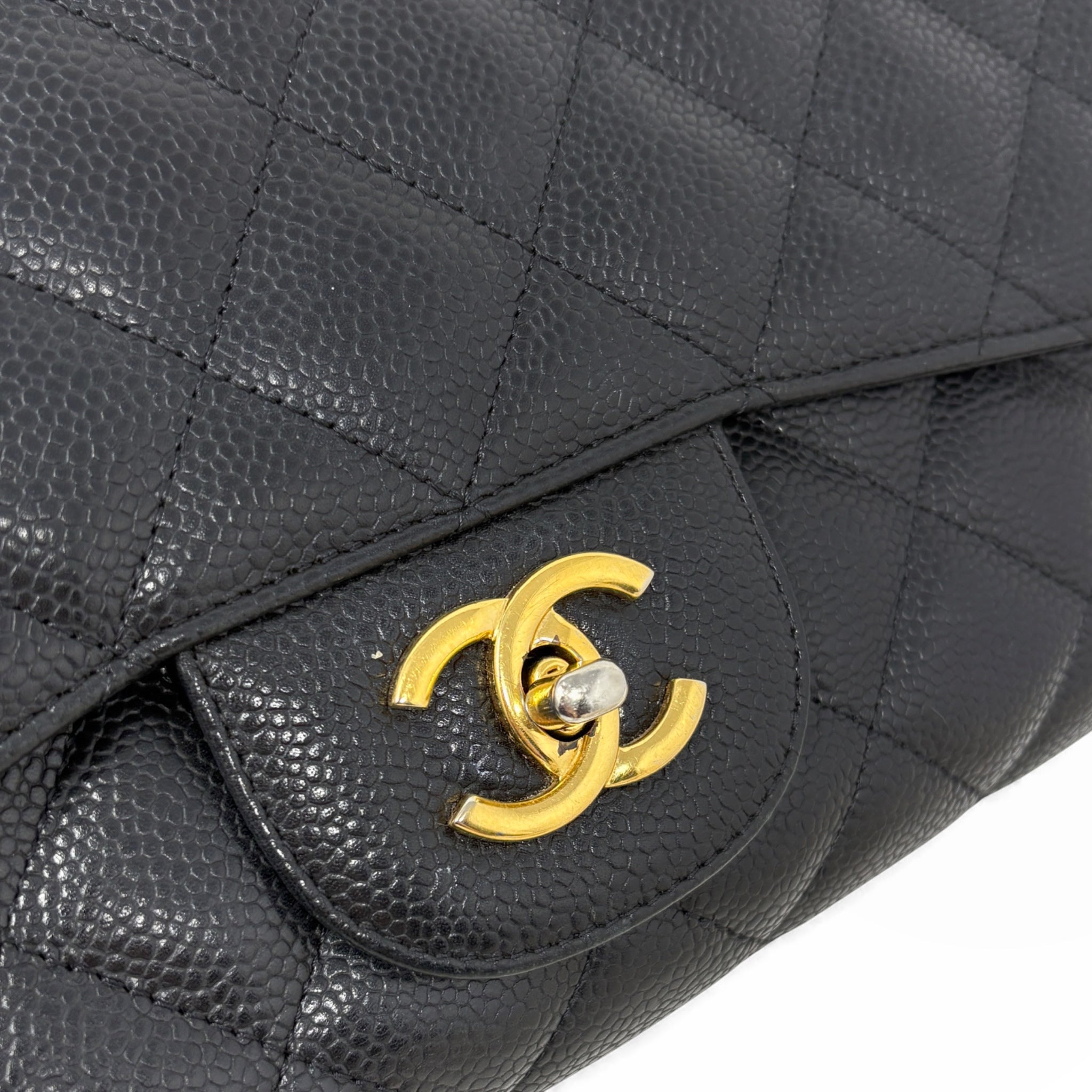 Chanel Black Jumbo Single Flap