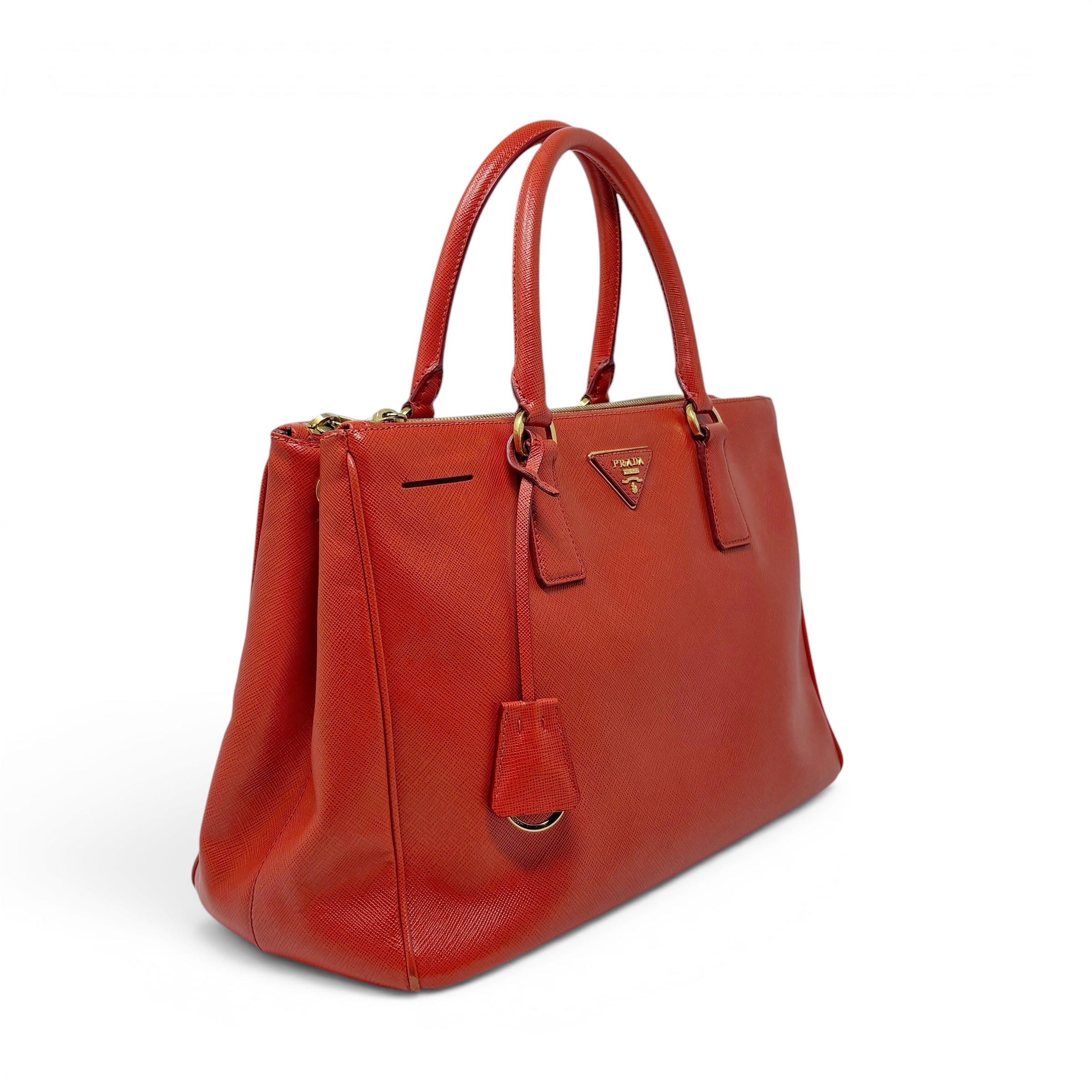 Prada Red Medium Galleria Tote