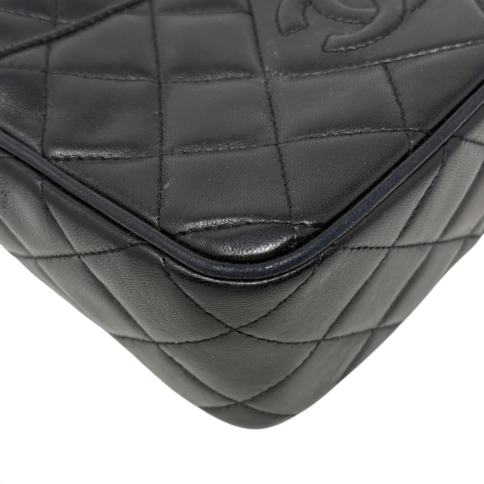 Chanel Black Vintage Tassel Camera Bag