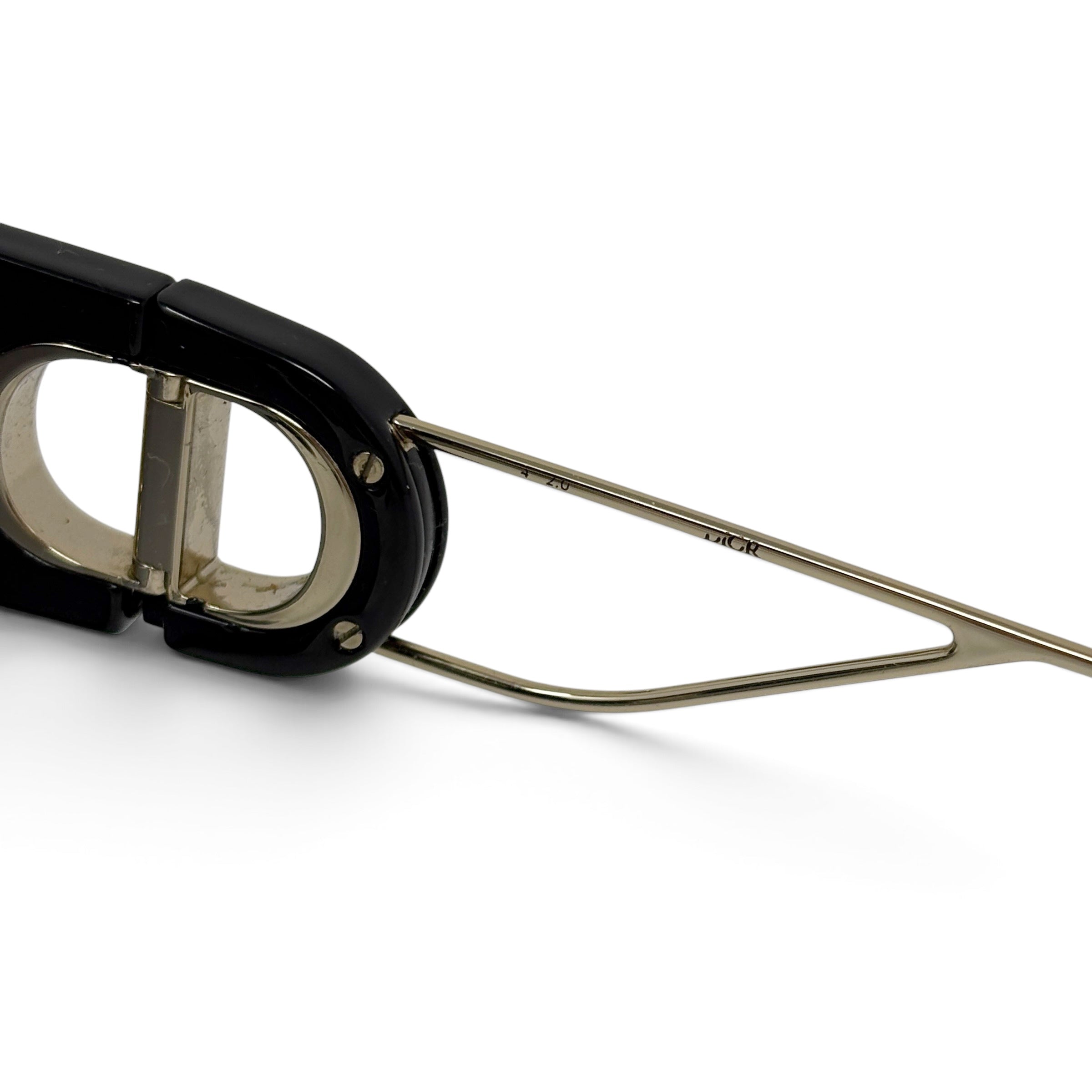 Dior Black 30 Montaigne Square Sunglasses