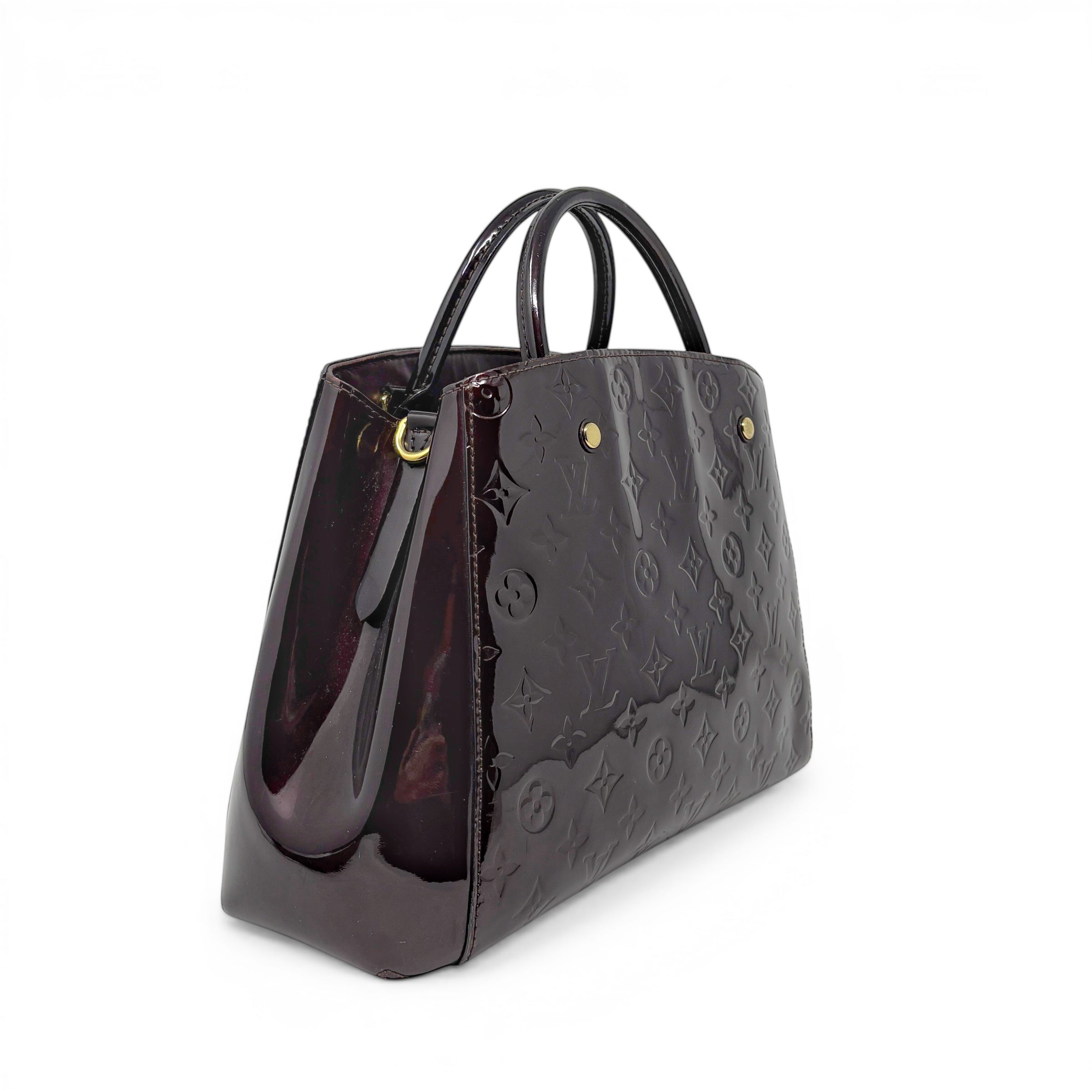 Louis Vuitton Amarante Vernis Montaigne MM