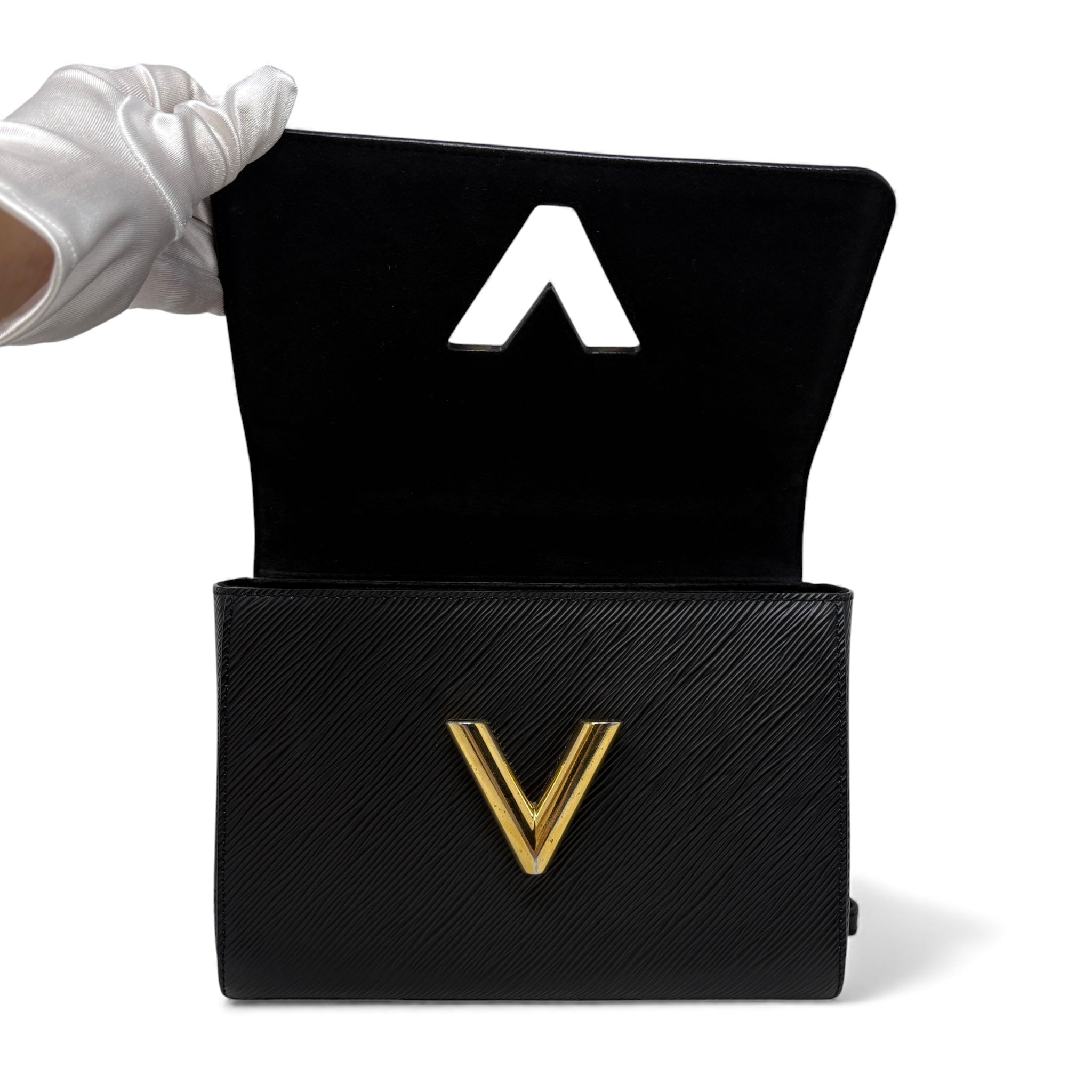 Louis Vuitton Black Epi Twist MM