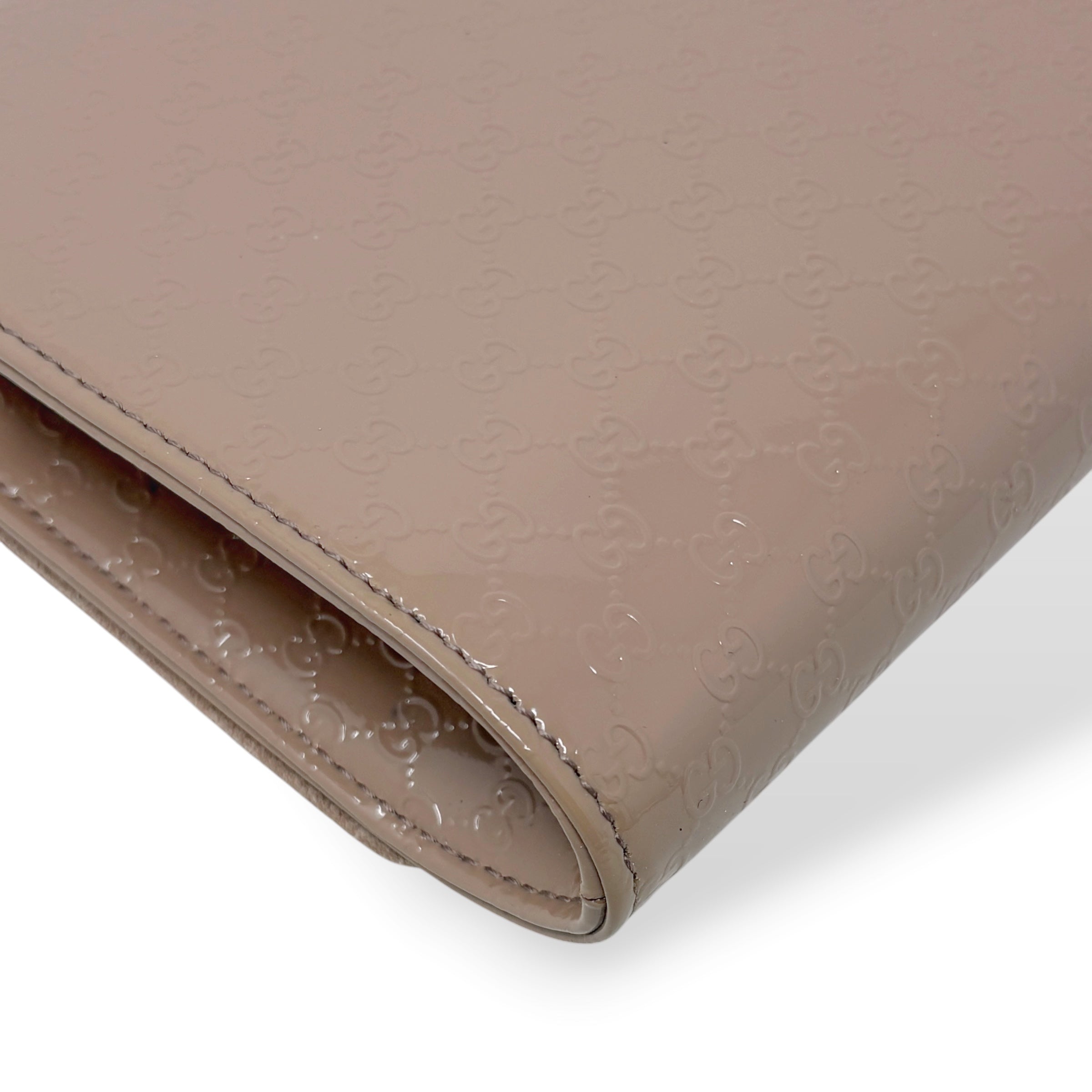 Gucci Blush Microssima Broadway Clutch