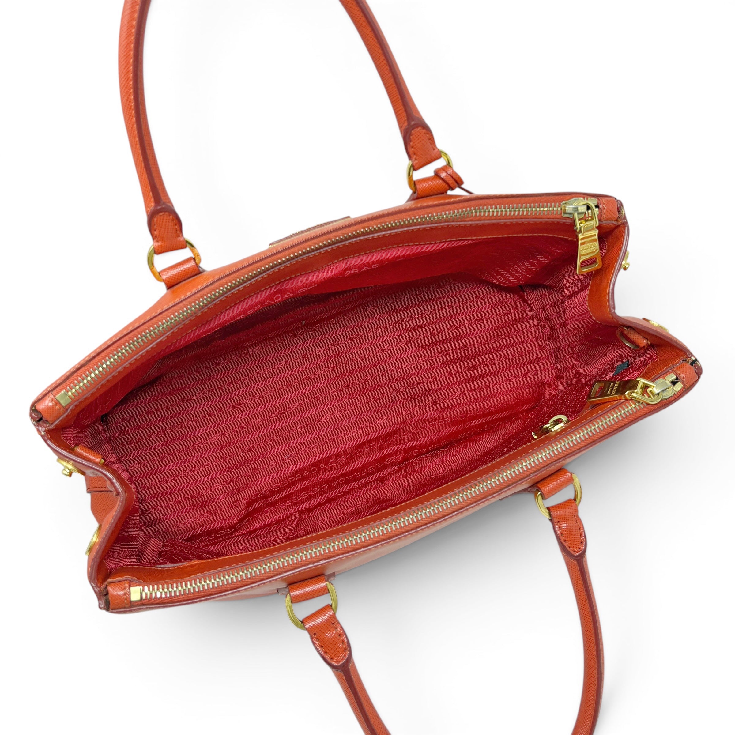Prada Red Medium Galleria Tote