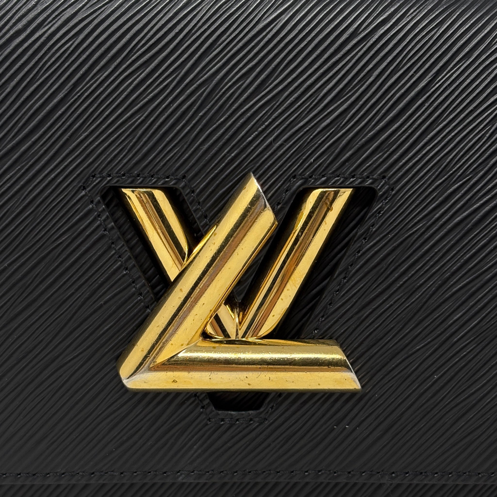 Louis Vuitton Black Epi Twist MM