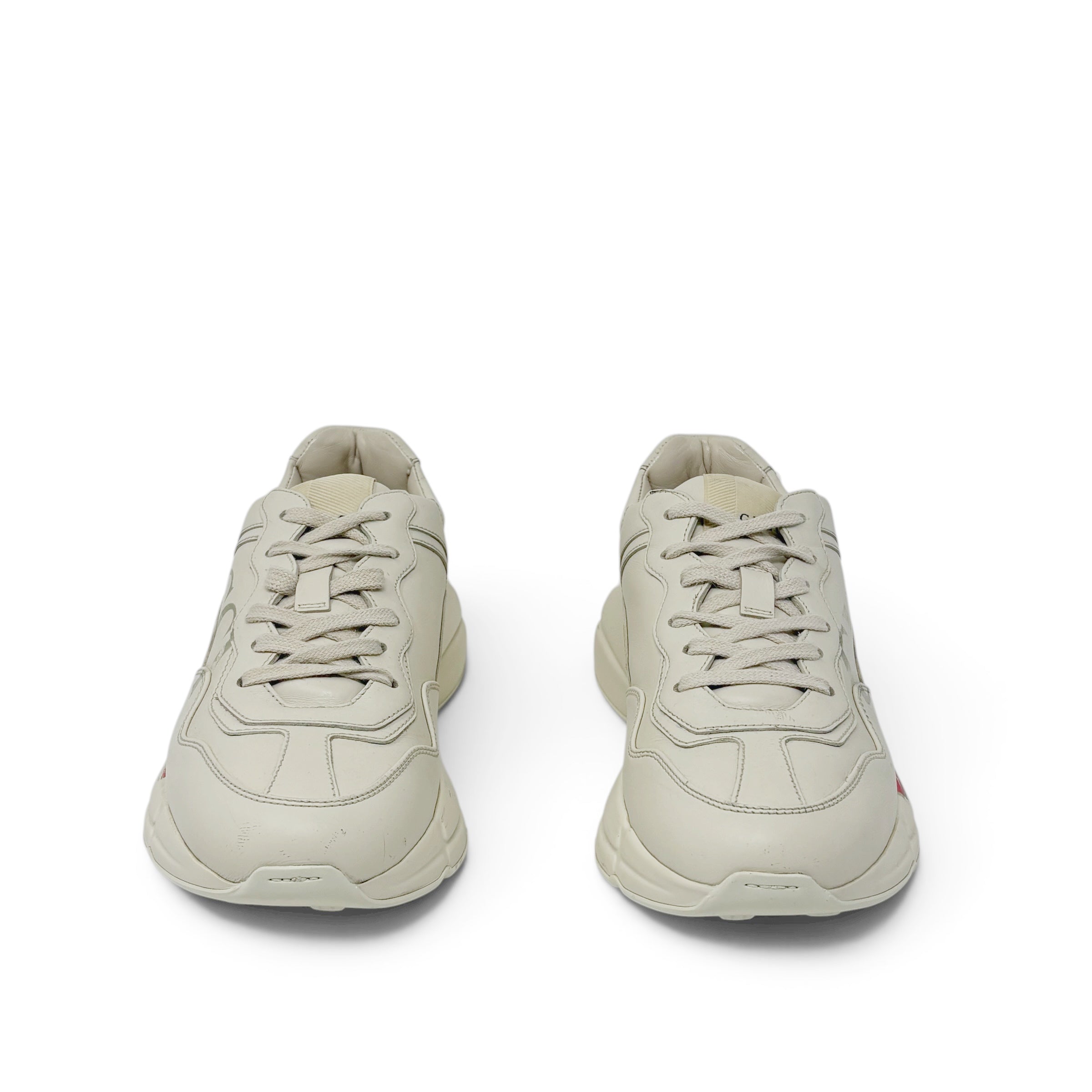 Gucci Ivory Rhyton Logo Sneaker 37