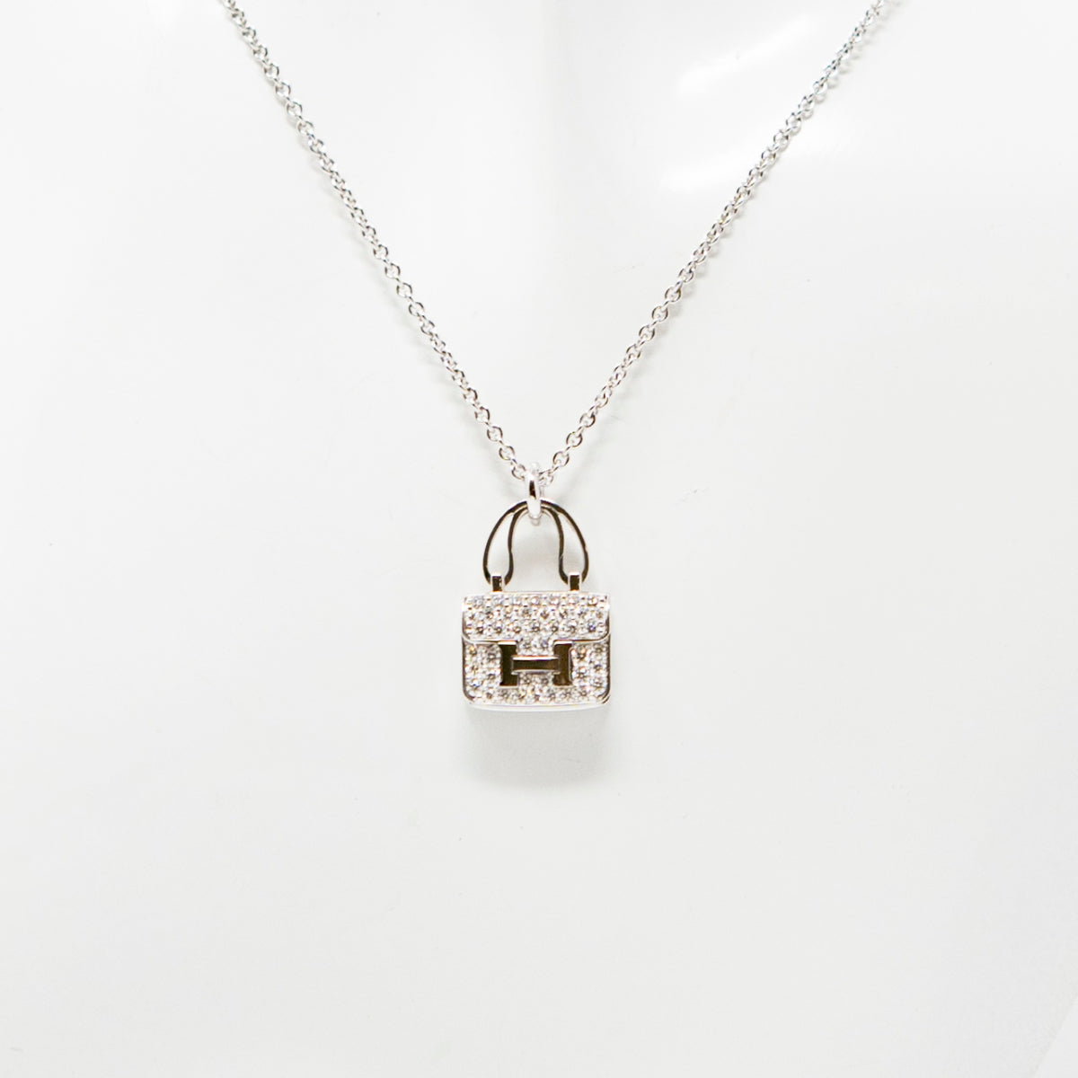 Hermes Diamond Amulettes Constance Necklace