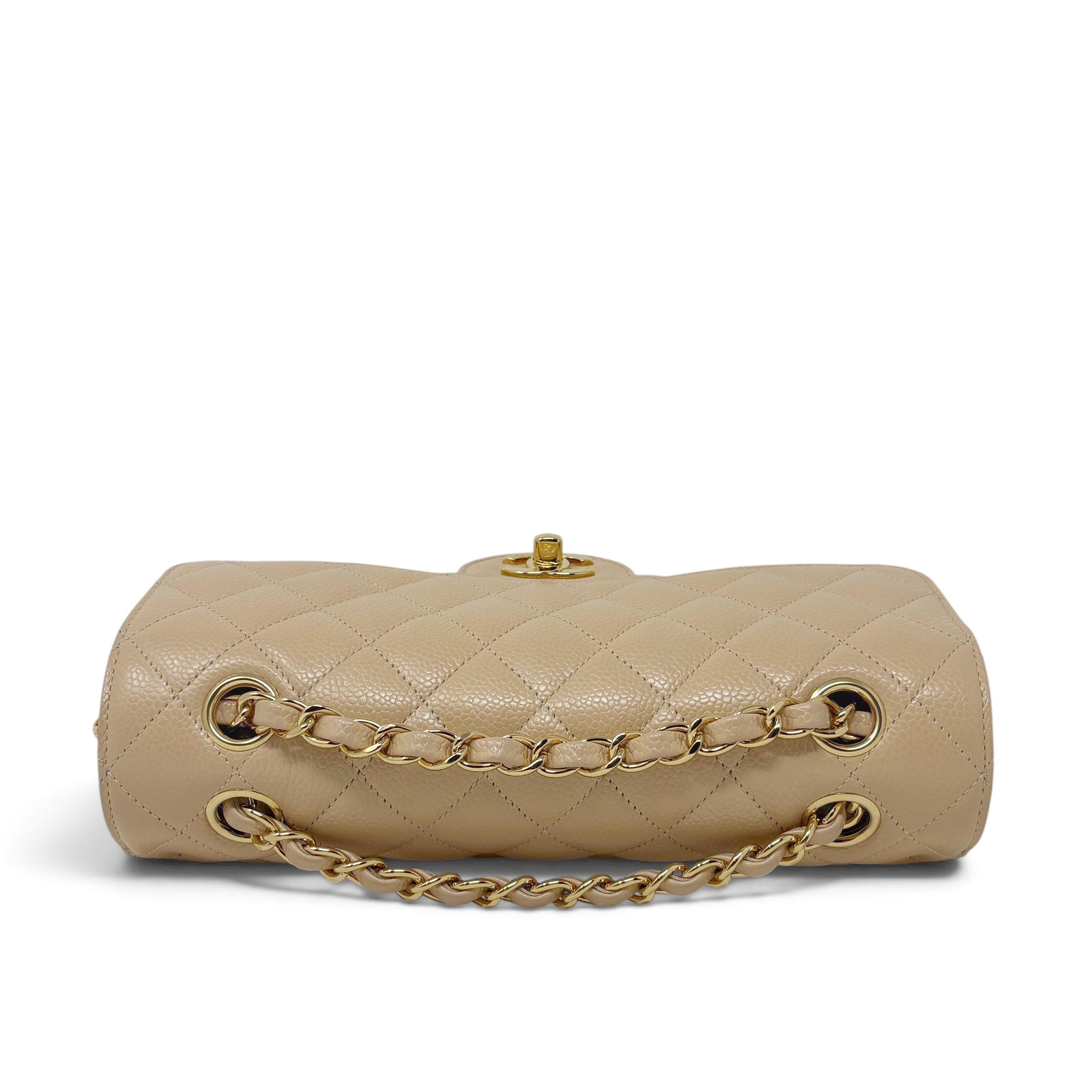 Chanel Beige Small Classic Flap