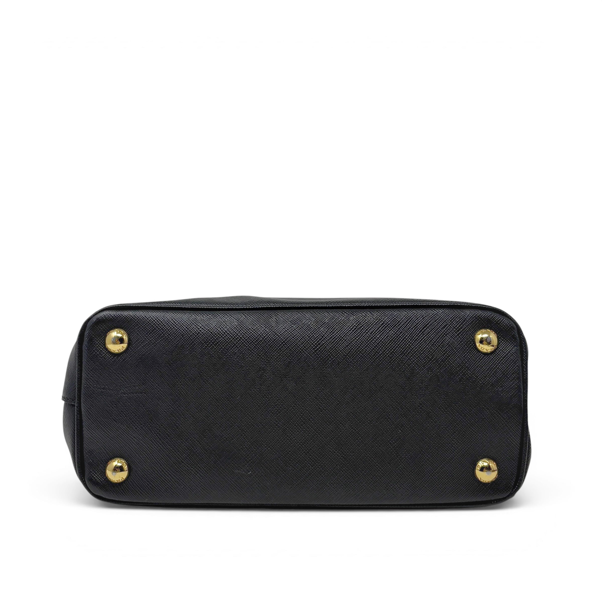 Prada Black Small Galleria Tote