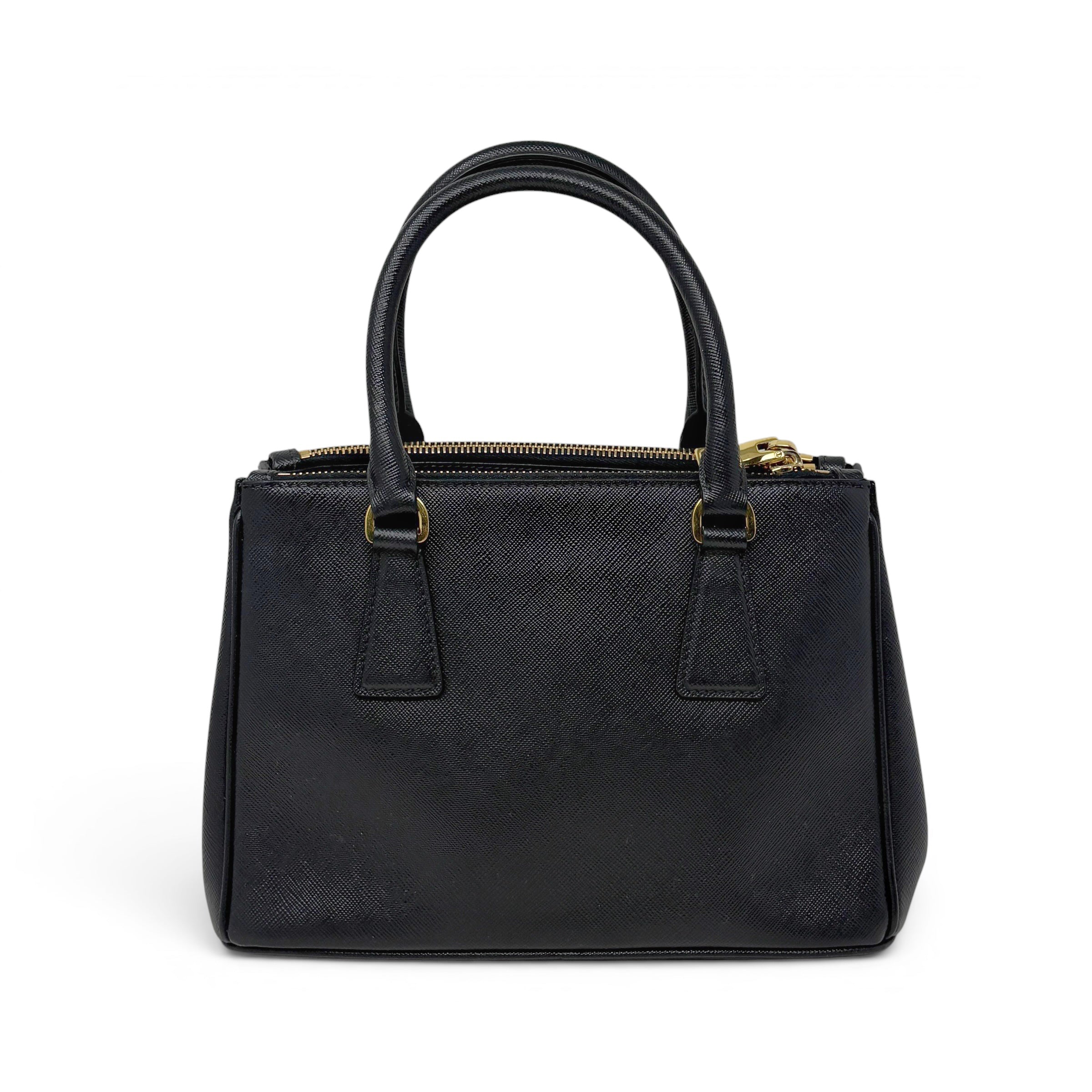 Prada Black Small Galleria Tote