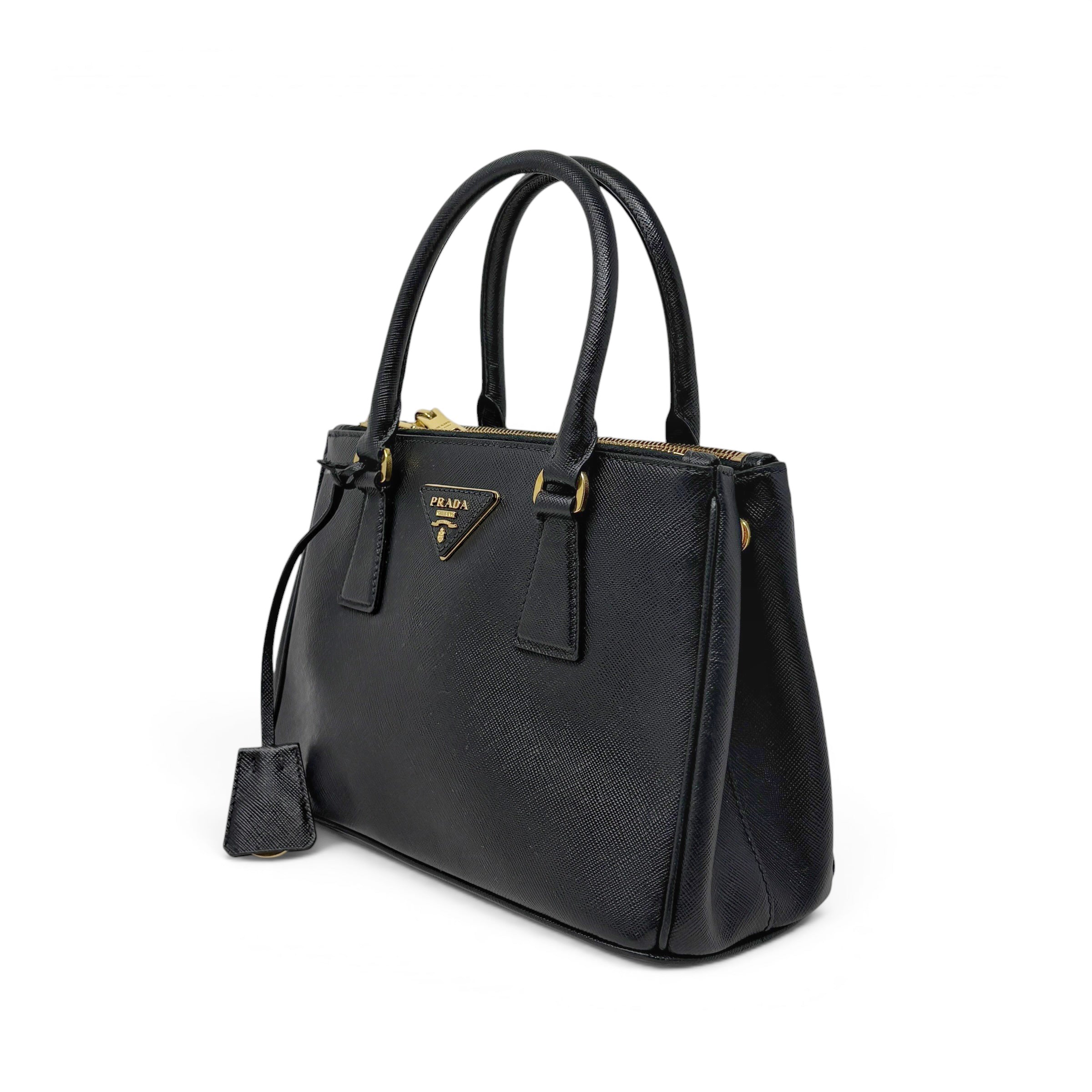 Prada Black Small Galleria Tote