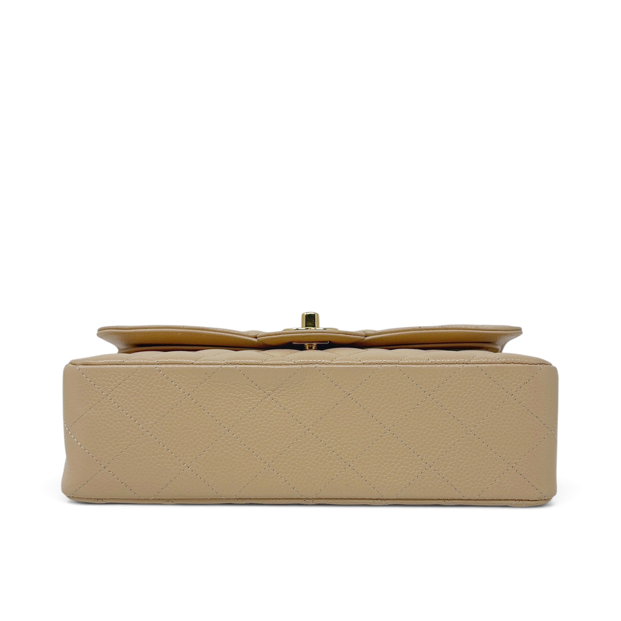 Chanel Beige Small Classic Flap
