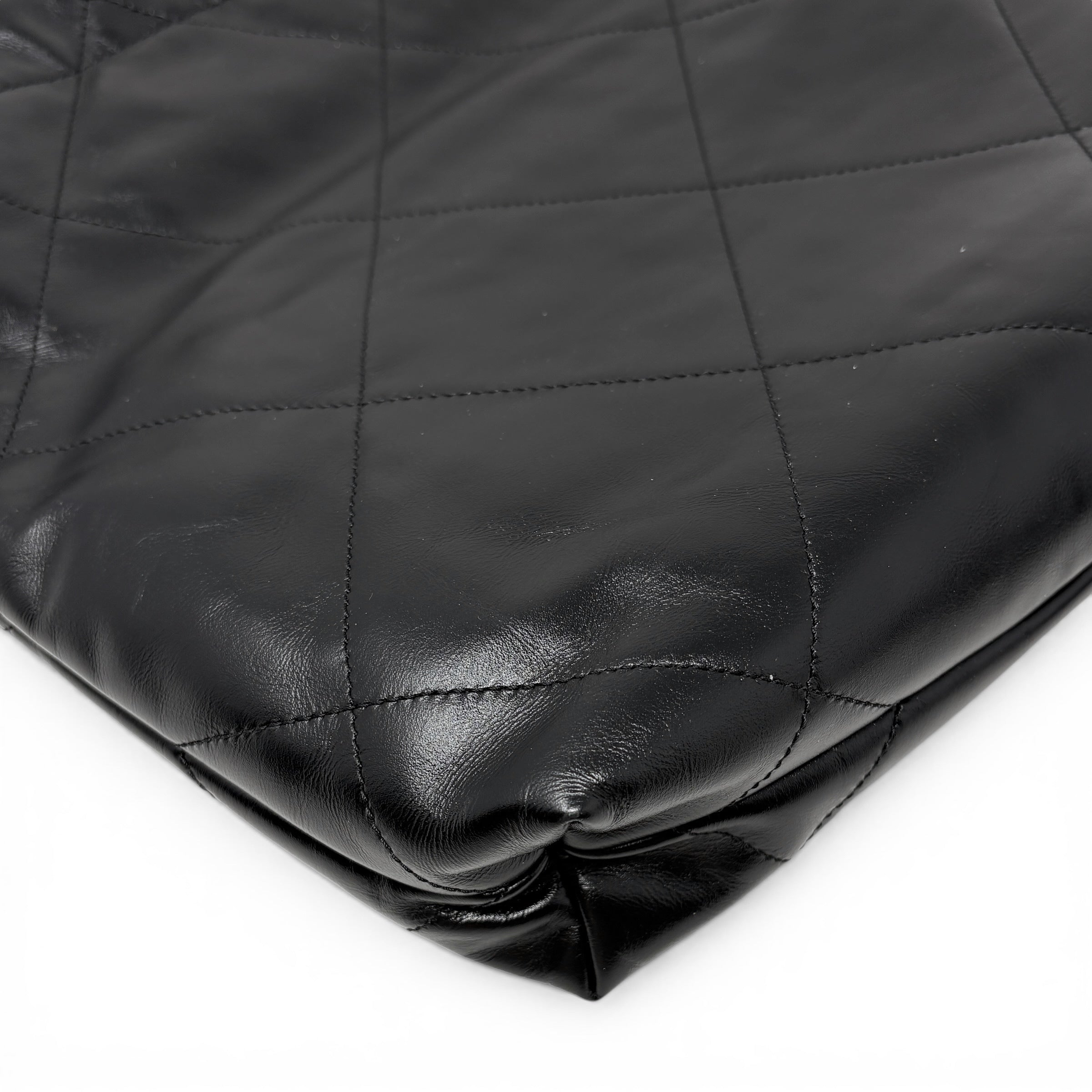 Chanel Black 22 Small Hobo Bag