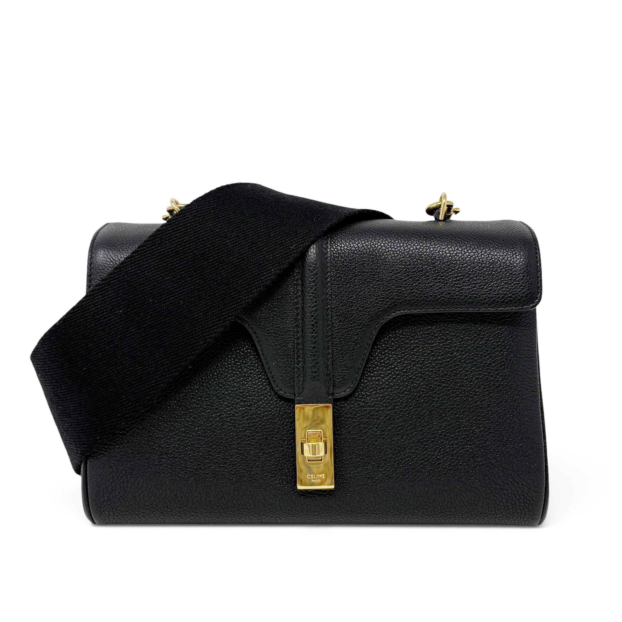 Celine Black Teen Soft 16 Bag